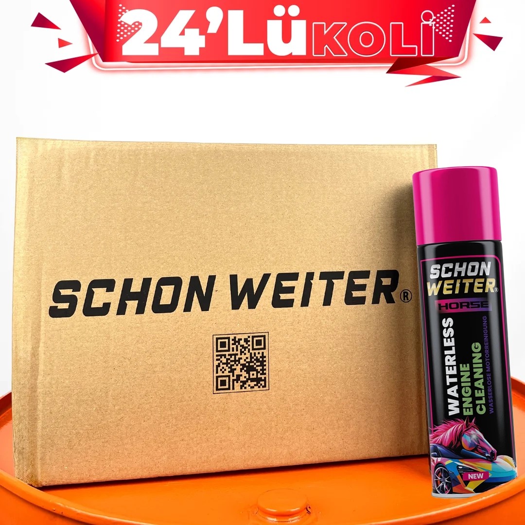 Schön Weiter SUSUZ MOTOR TEMİZLEYİCİ – Aerosol Sprey (500 ml) – 24’LÜ KOLİ