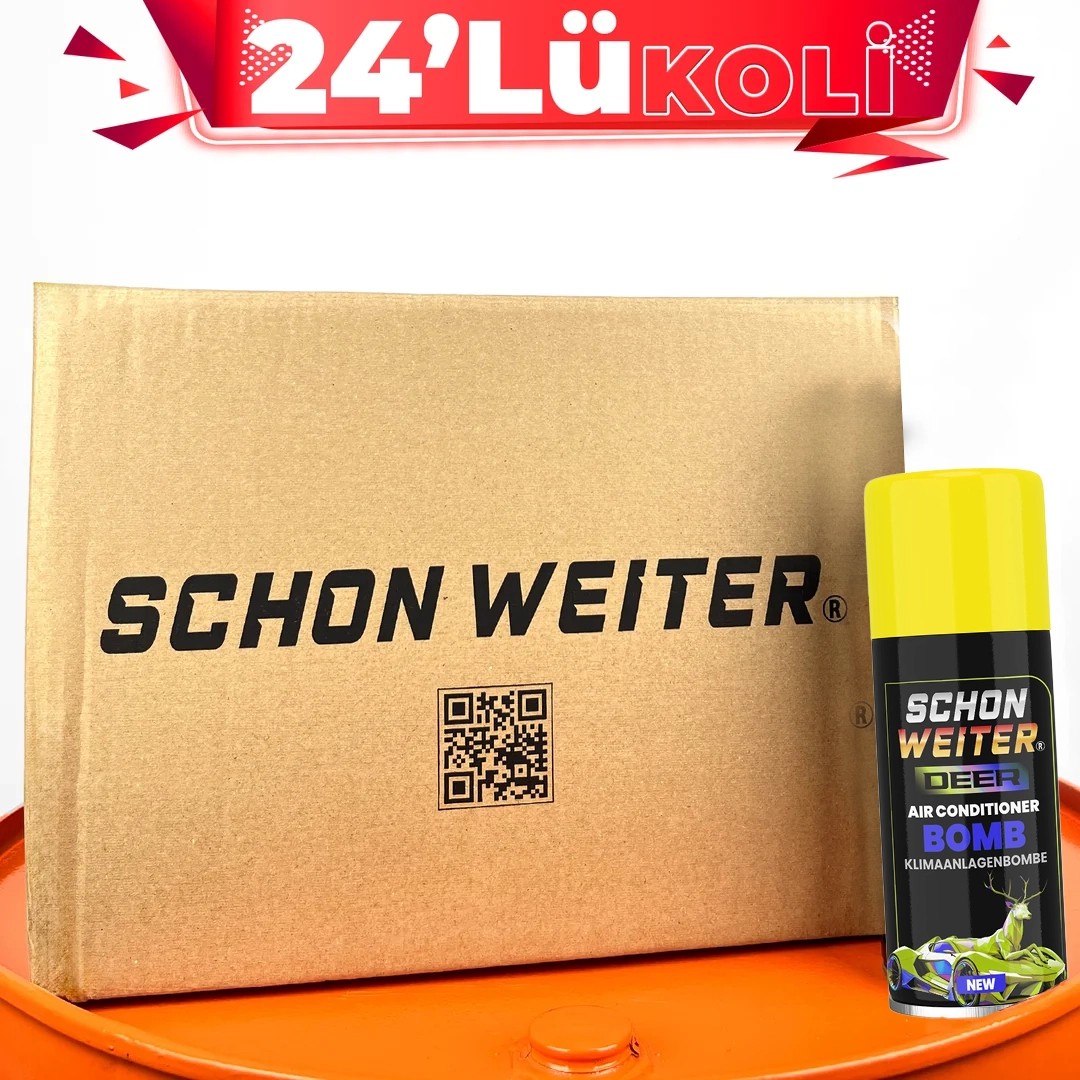 Schön Weiter DEER AIR CONDITIONER BOMB PREMIUM KLİMA BOMBASI – SARI SERİ / 150 ml – 24’LÜ KOLİ