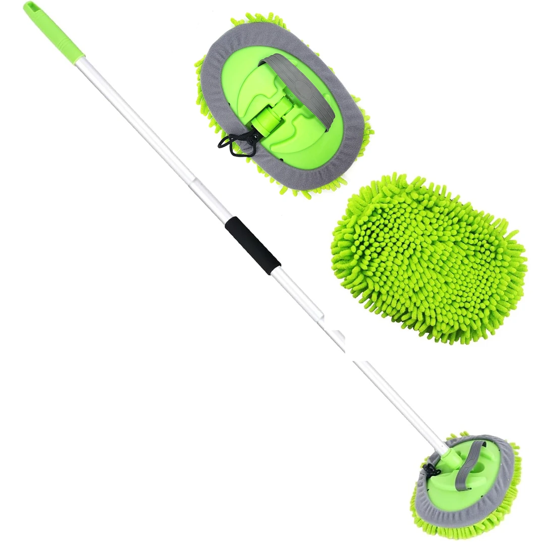 HGV İtal Araç Yıkama Peluş Makarna Oto Mop 140cm