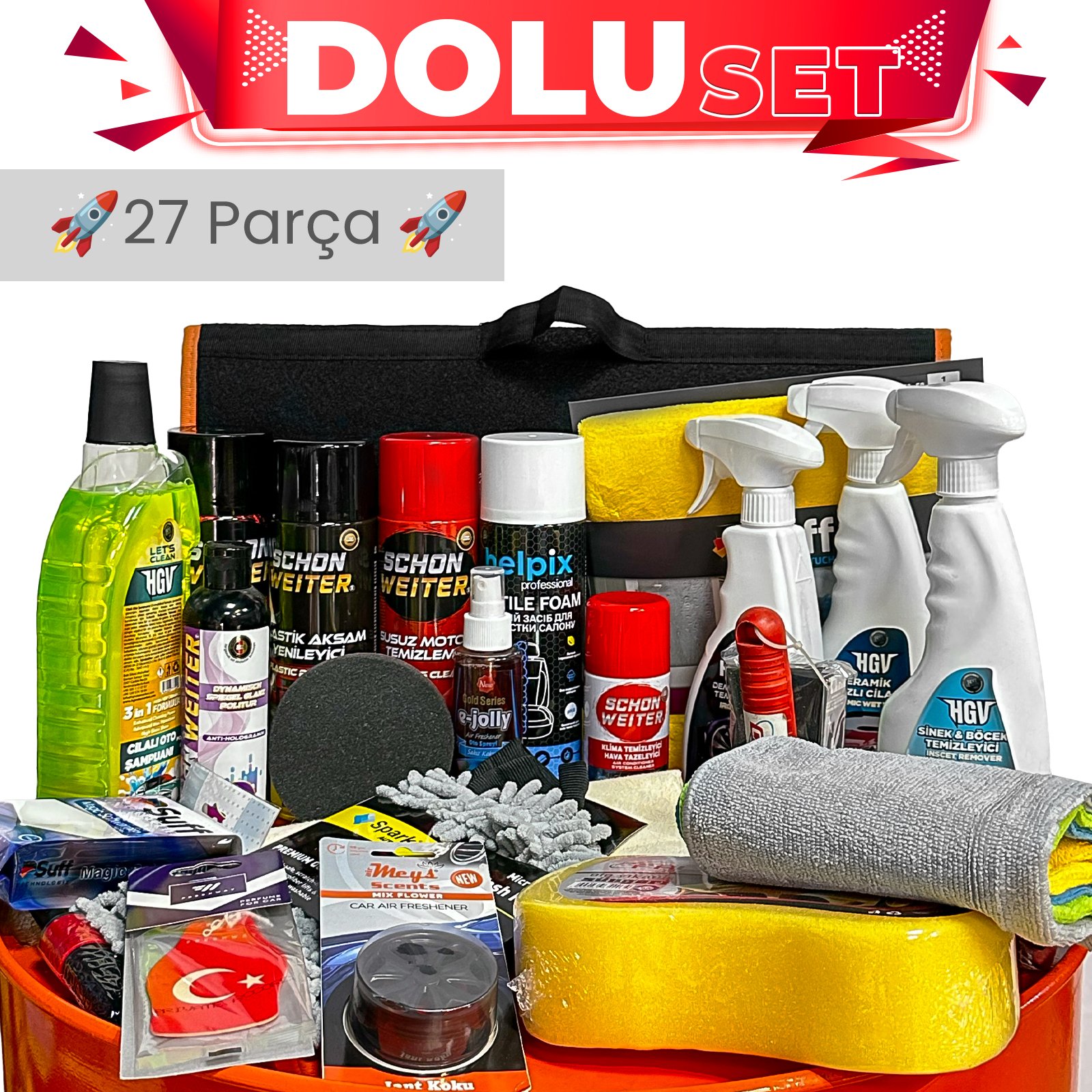 Oto Bakım Seti - 27 Parça DOLU DOLU SET 6