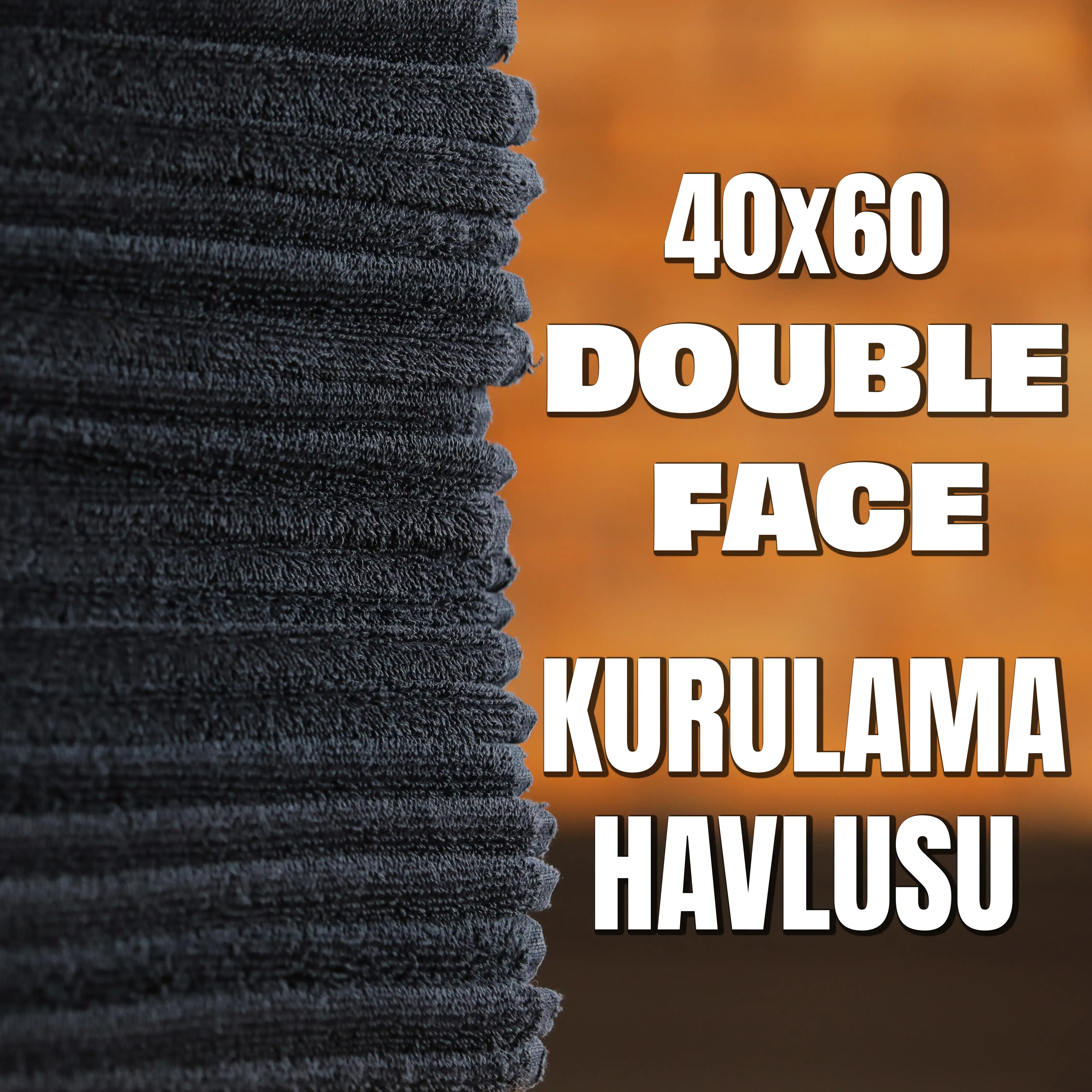 Oto Kurulama Havlusu 40x60 cm Çift Taraflı ∣ Schön Weiter 