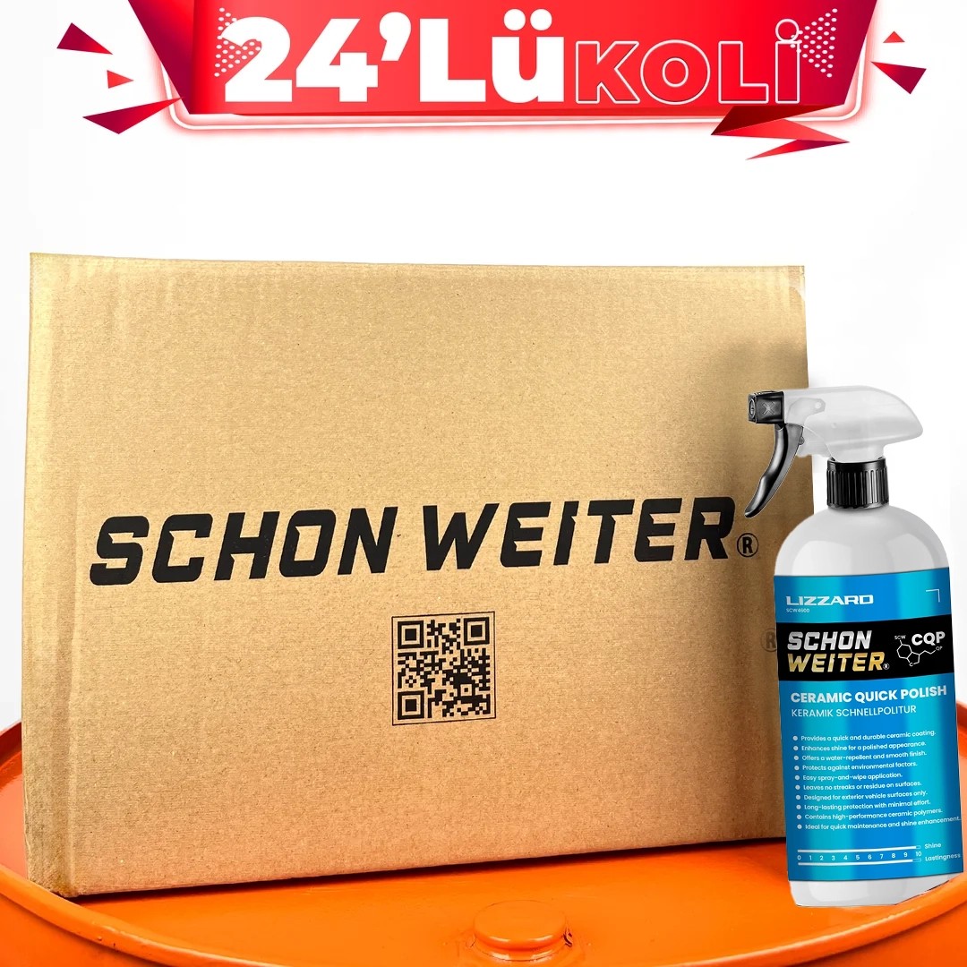 Schön Weiter CQP Ceramic Quick Polish LIZZARD Serisi – Seramik Hızlı Cila | 500 ml – 24’LÜ KOLİ