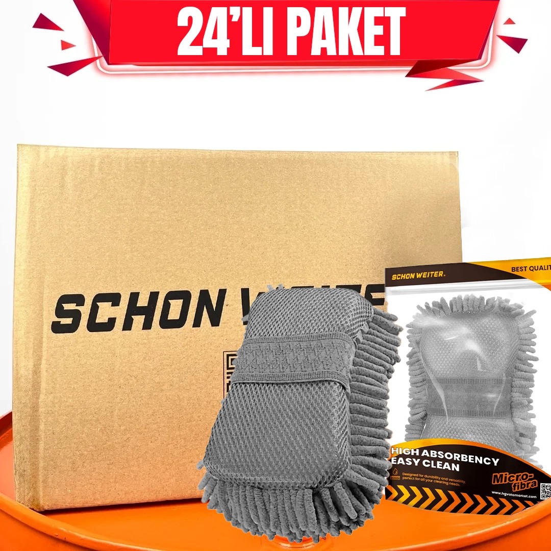 🧽 Schön Weiter Makarna Mikrofiber Yıkama Süngeri – 24’lü Paket
