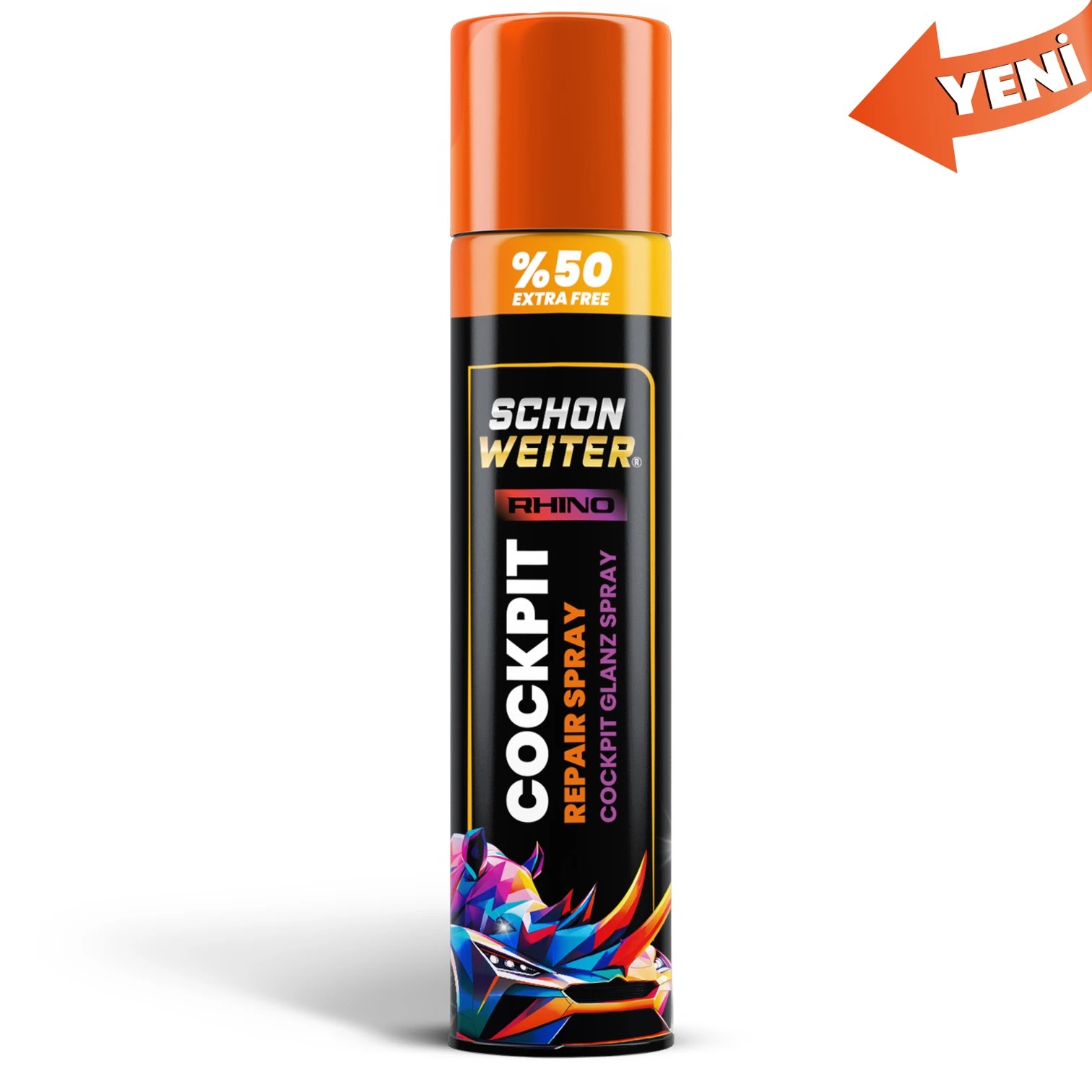 Schön Weiter Araç İçi Temizleme + Torpido Parlatıcı [RHINO] 2'li Set