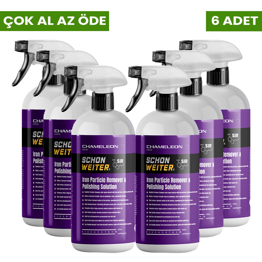 Schön Weiter - Iron Particle Remover & Polishing Solution 6'lı (Demir Tozu Giderici ve Parlatma Solüsyonu)