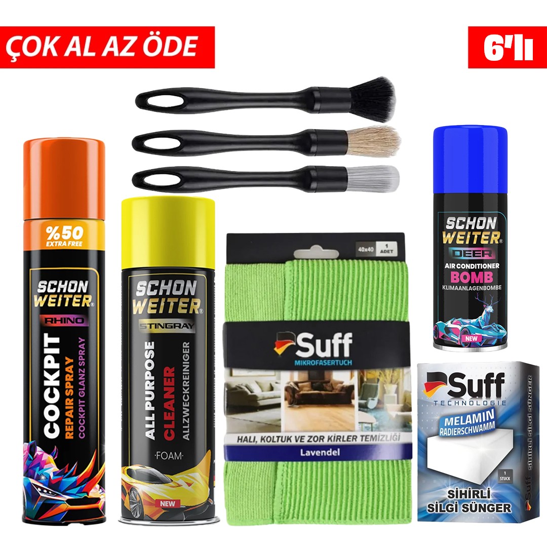 “İç Temizlik Eksiksiz Set” – Çok Al Az Öde! (6’lı Paket)