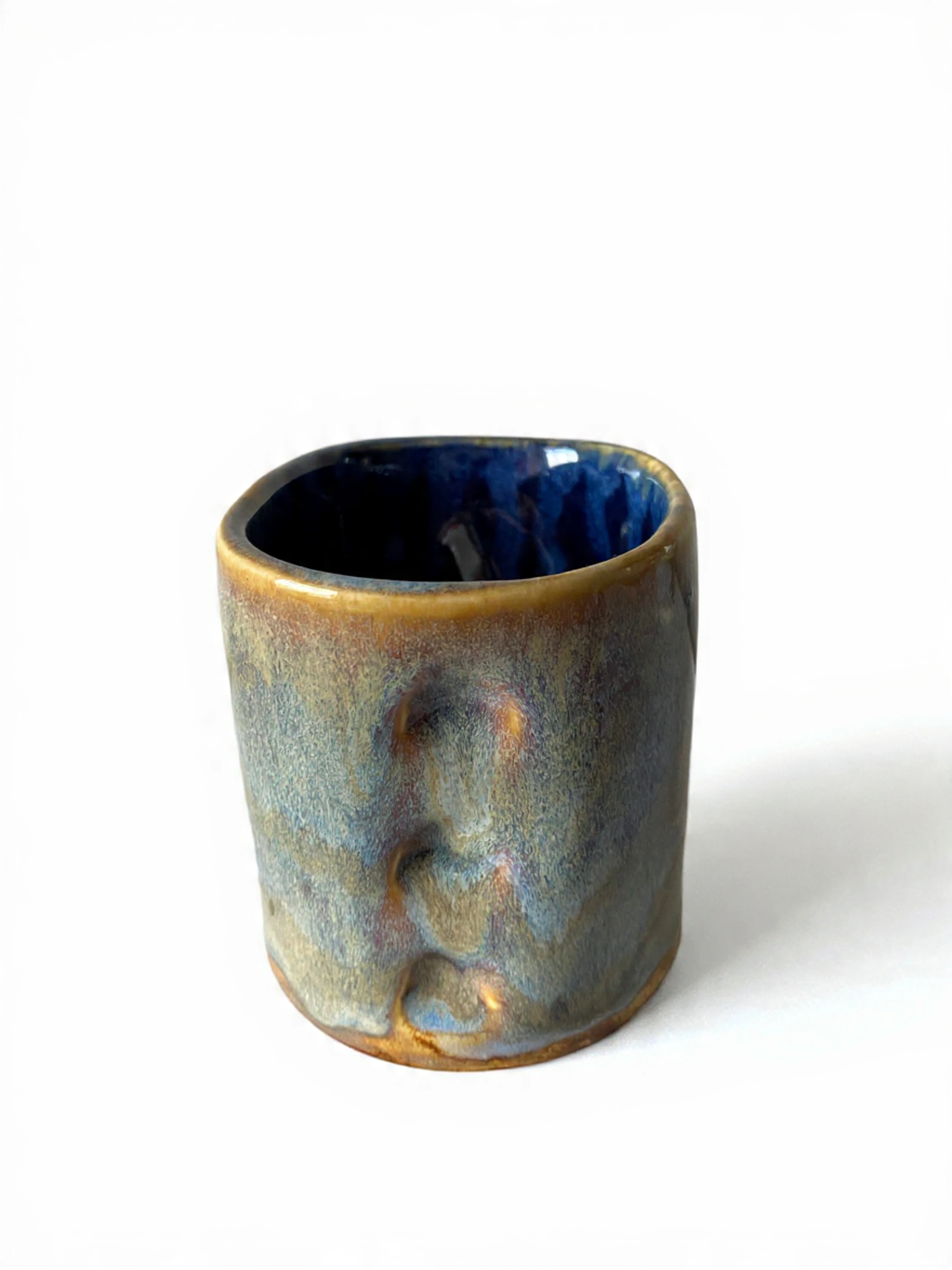 Golden Dusk Inside Ocean Amorf Cup