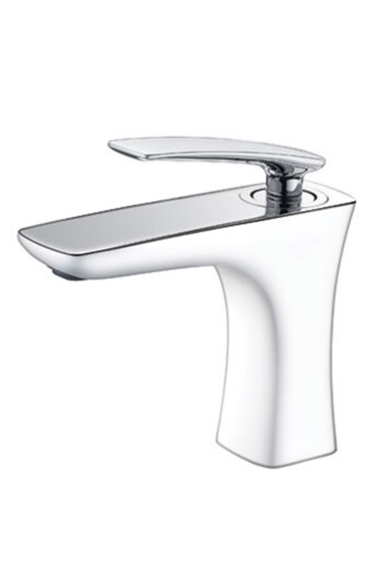 Lıfe Krom Beyaz Lavabo Bataryası