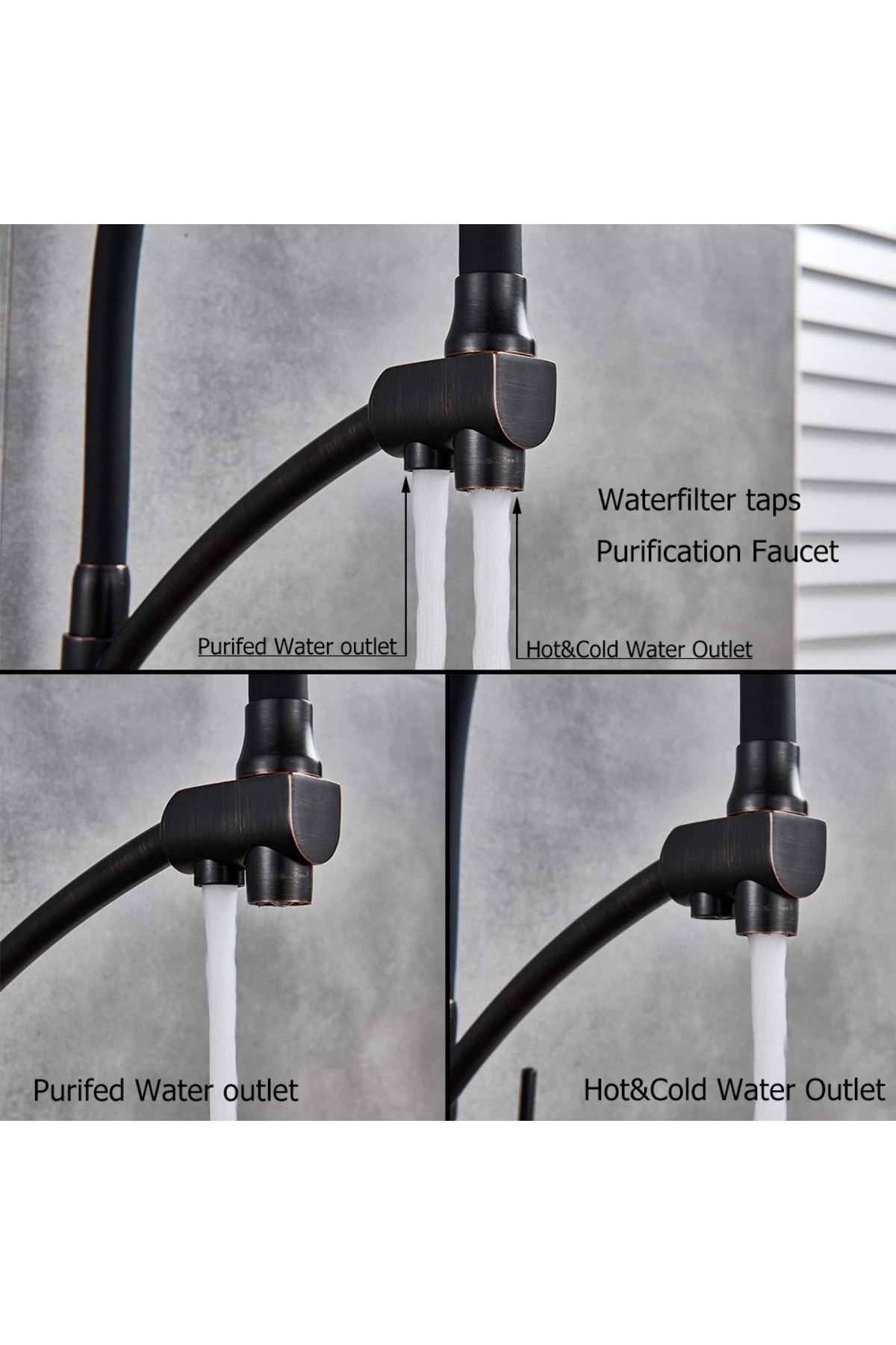 Arneta Arıtmalı Mutfak Için Batarya Siyah Renk