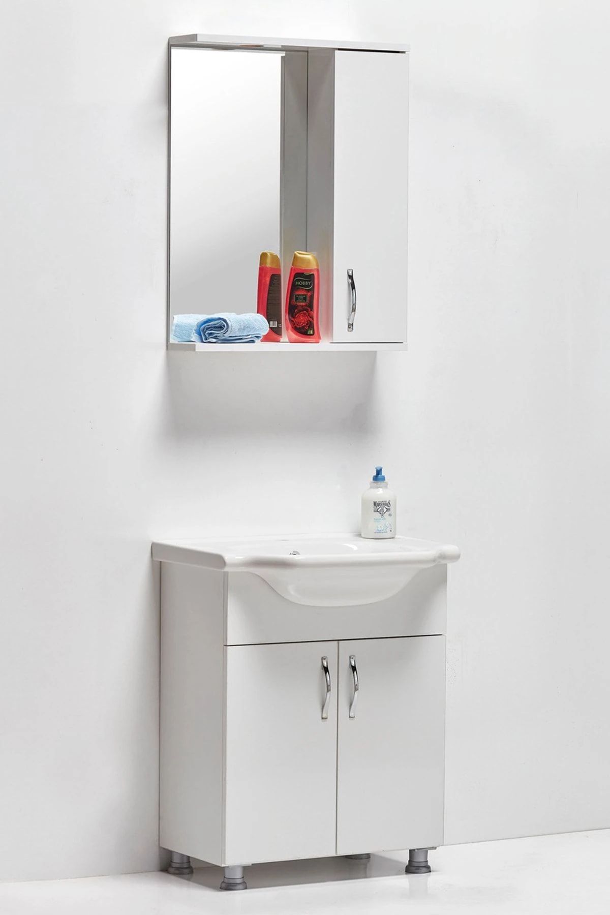 Banyo 65 Cm Klasik Banyo Dolabı (ayna Tek Dolaplı)