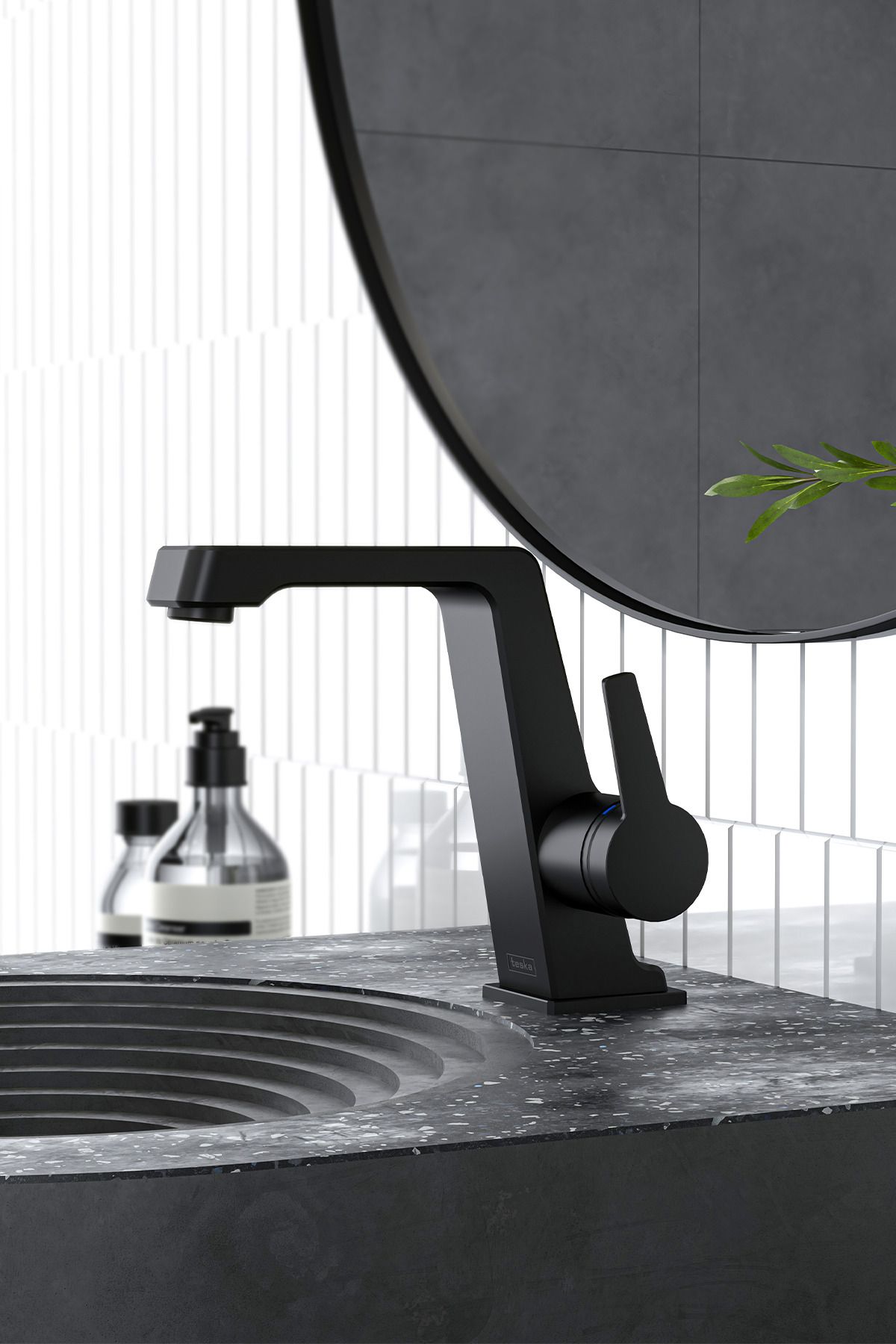 Thetis Lavabo Bataryası-full Siyah