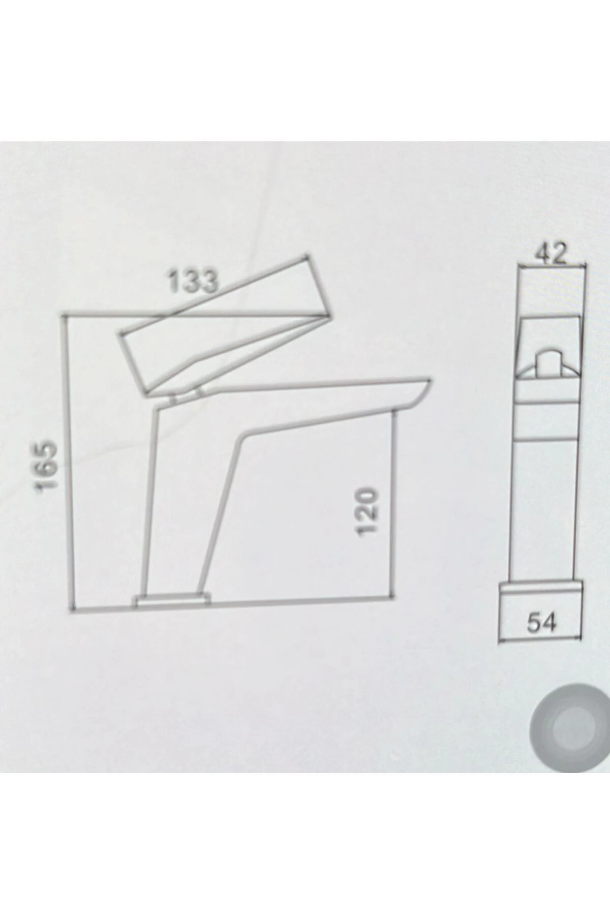 FLEKO CHROMA SİYAH LAVABO BATARYASI