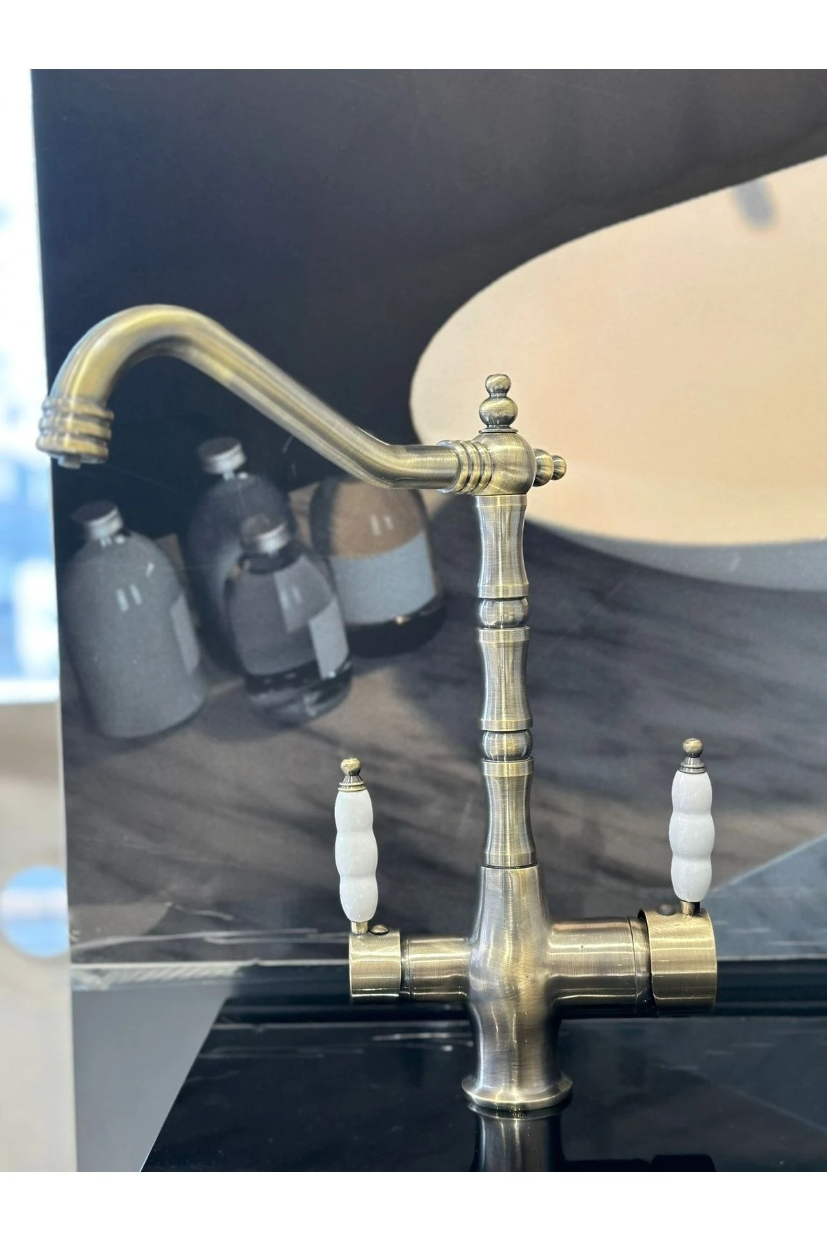 Rustik Antik Arıtmalı Evye Bataryası