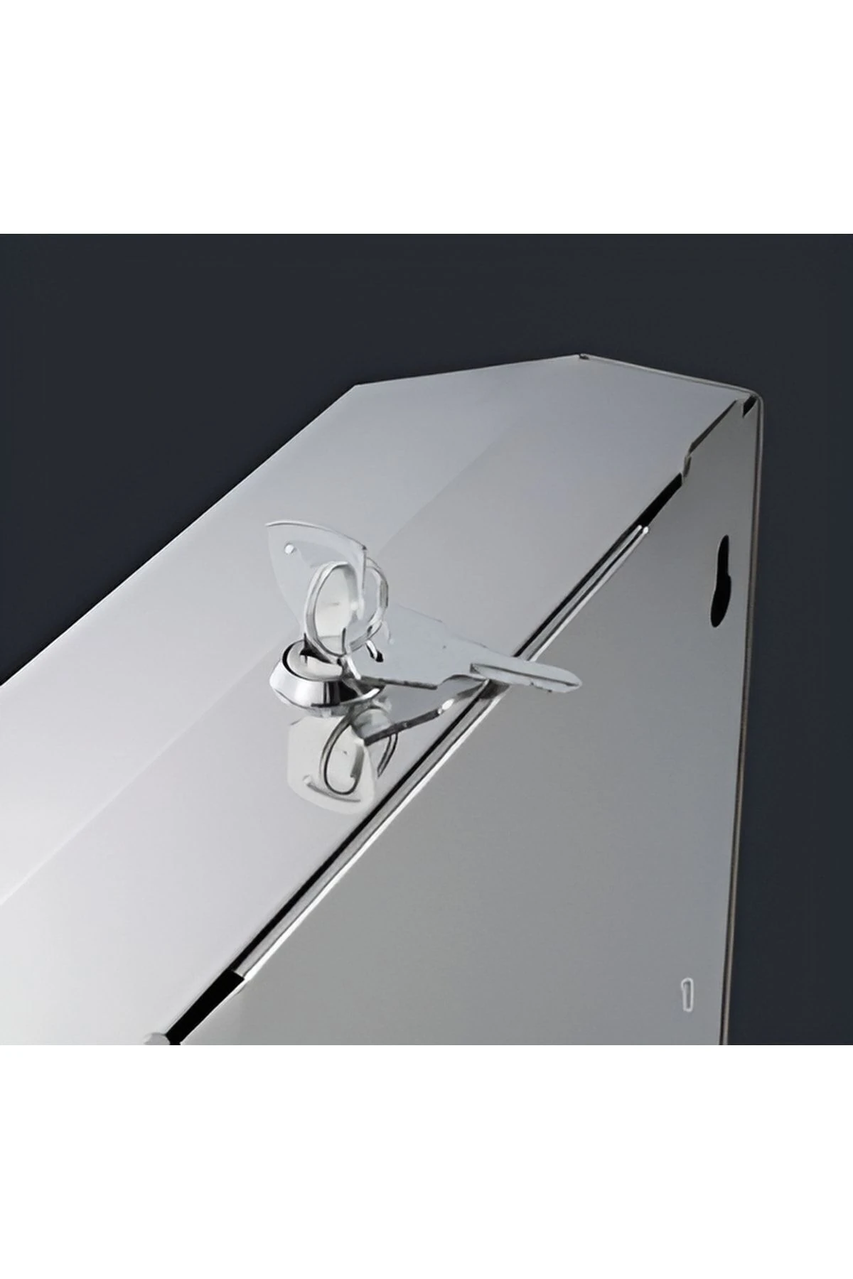 Z Katlama Kağıt Havluluk 400'lü Wc Kağıt Dispanseri Krom Z Katlama 400 Peçetelik Duvara Monte