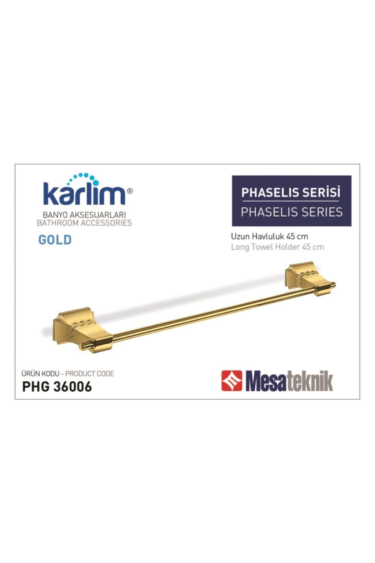 Karlim Phaselis Serisi Uzun Havluluk 45 Cm Gold