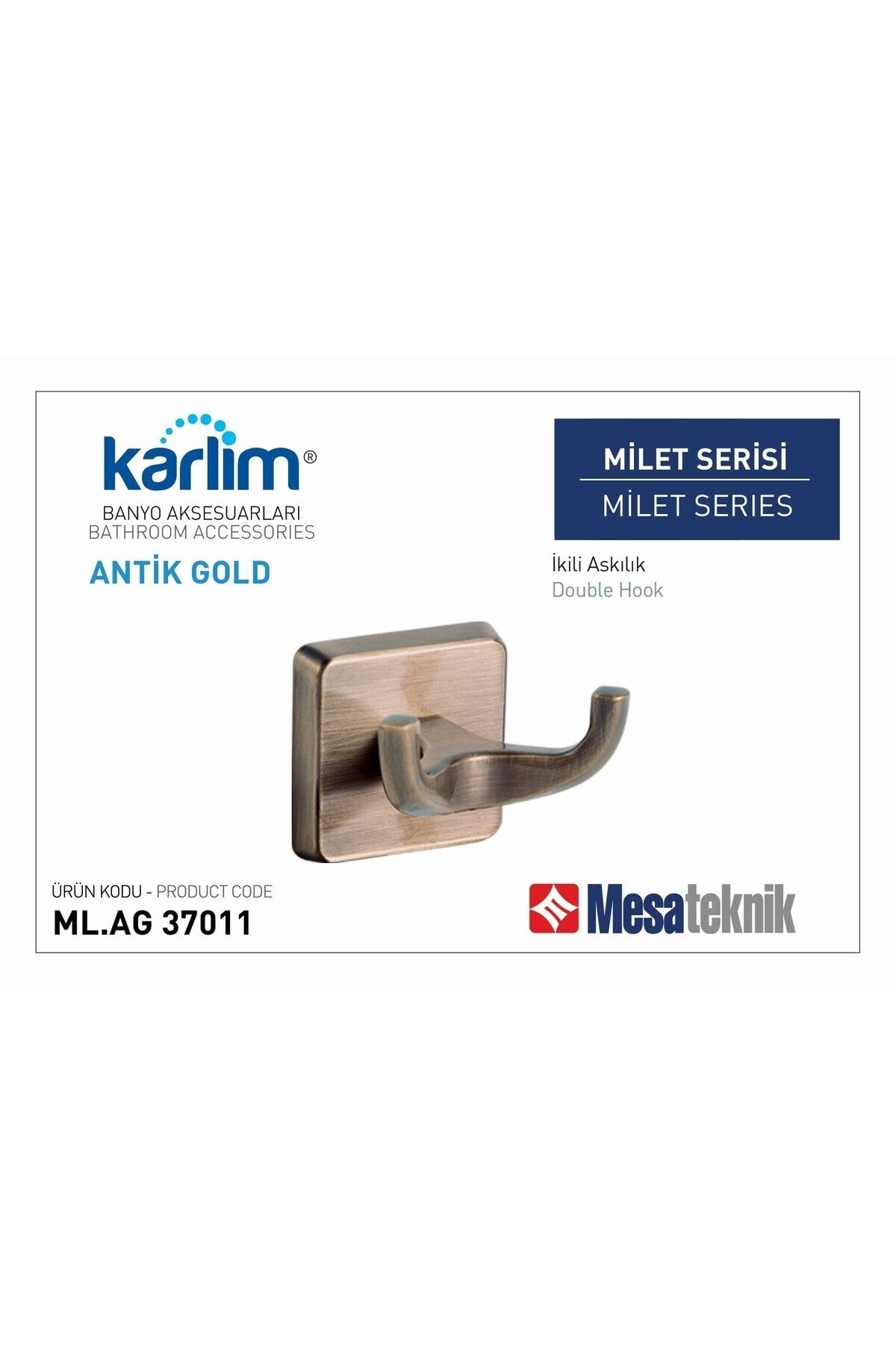 ® Ml.ag 37011-k Milet Serisi İkili Askılık