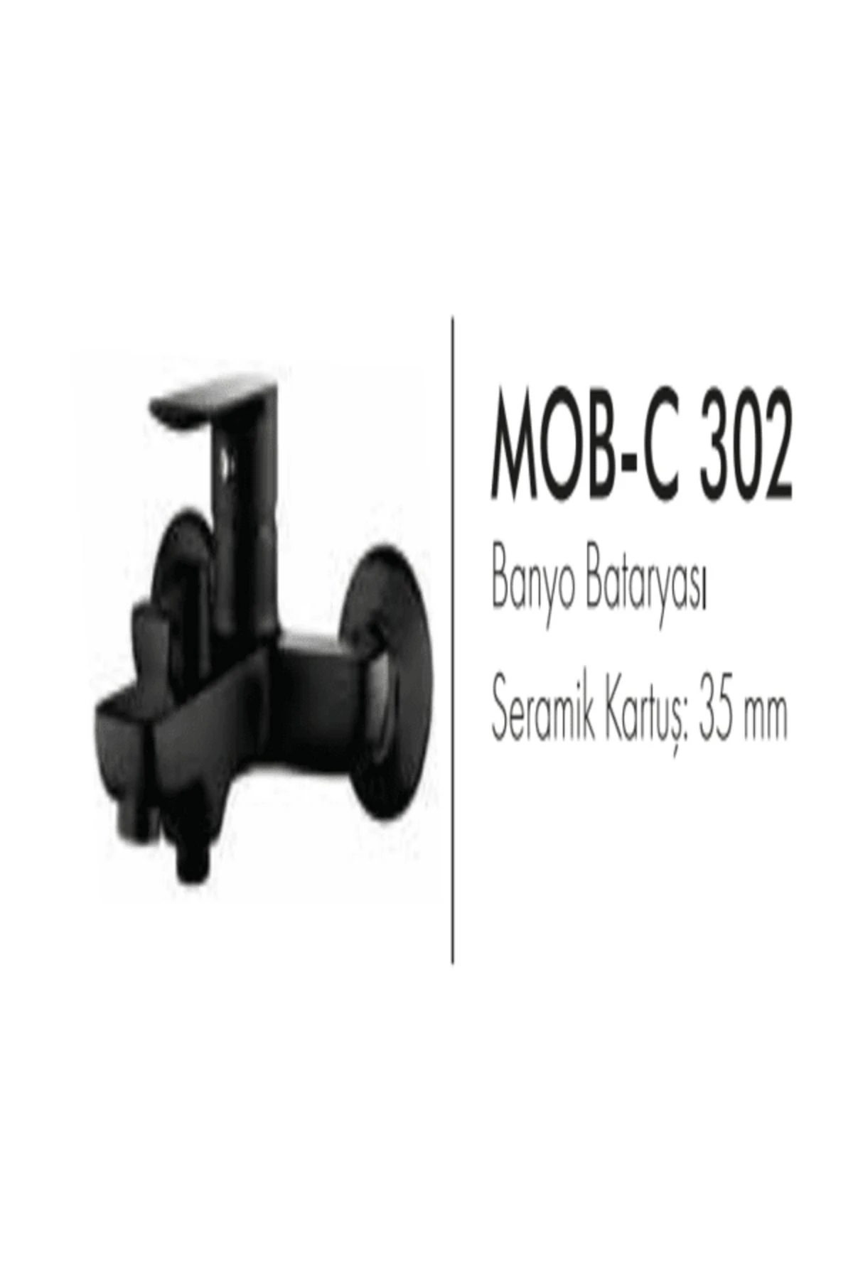 Fleko Mob-c302 Sıyah Mat Banyon Batarya