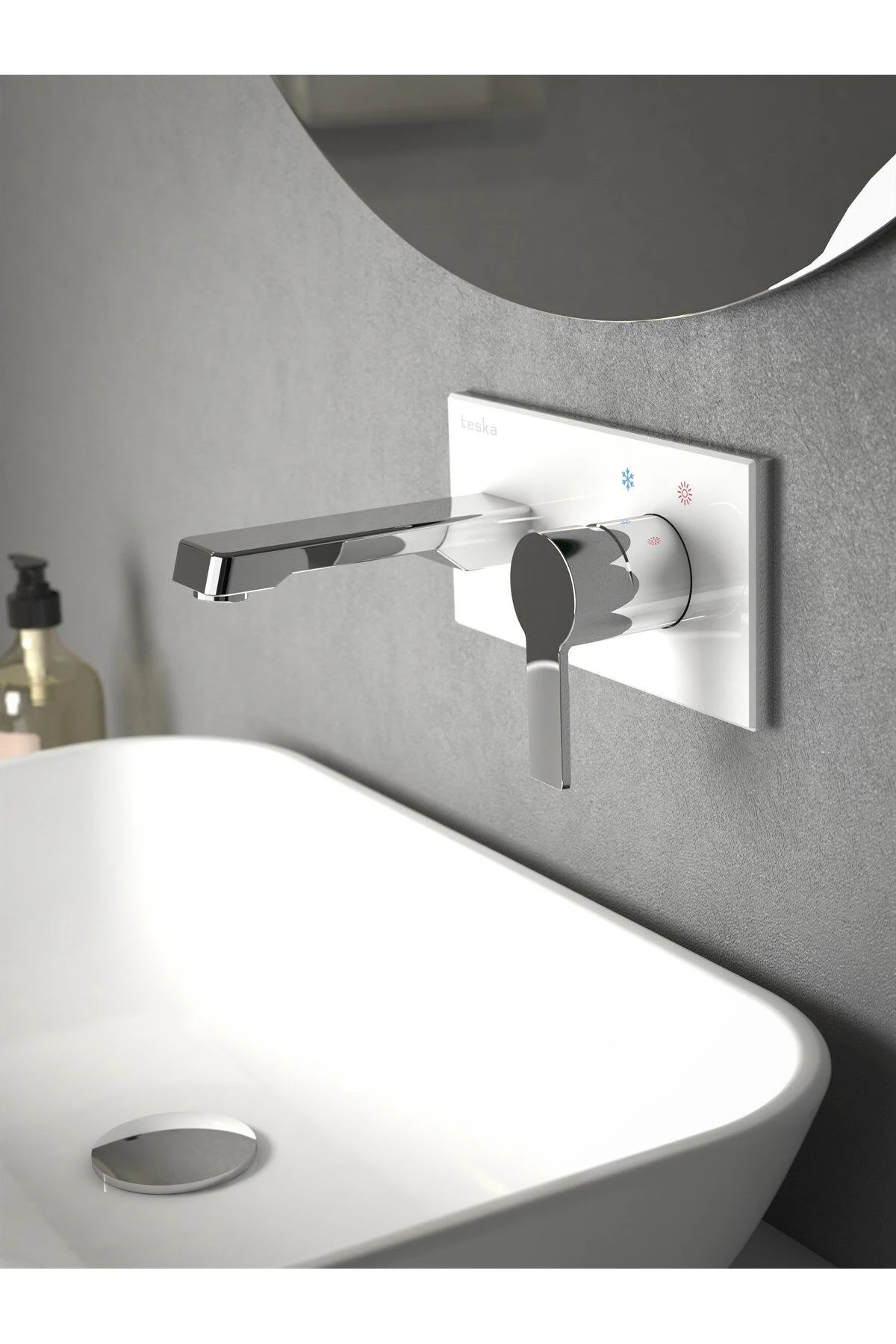 Quasar Krom Ankastre Lavabo Bataryası