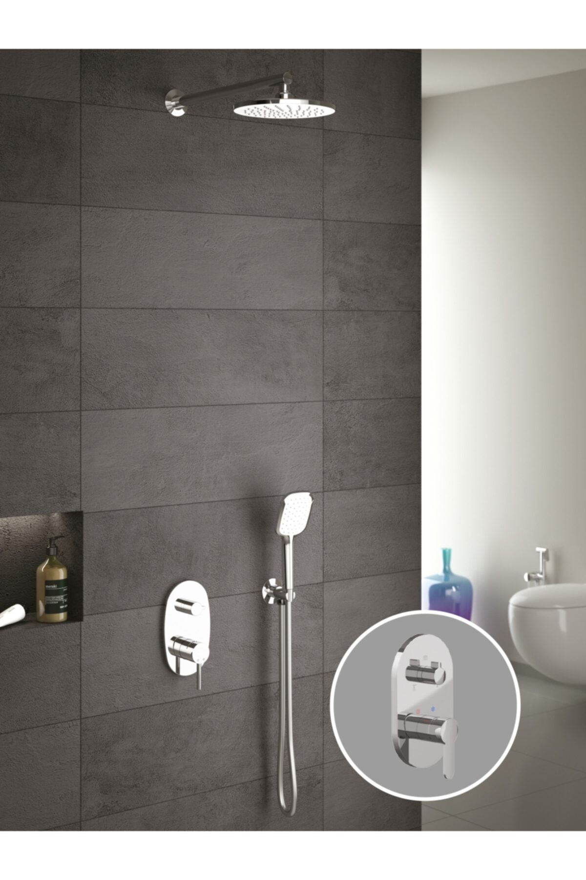 Ankastre Iki Yönlü Banyo Bataryası Seti