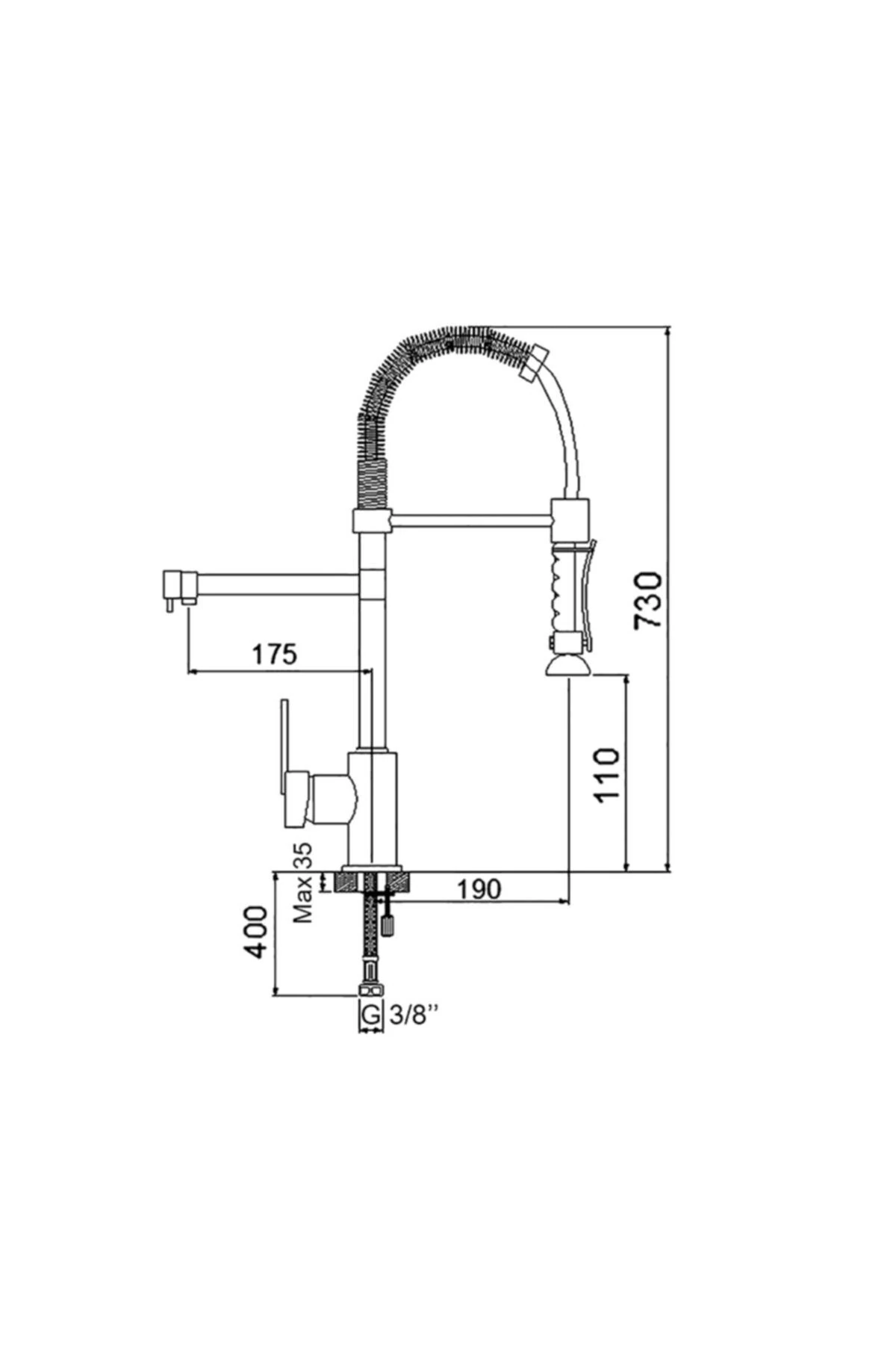 Newart Endüstriyel Evye Bataryası 151911