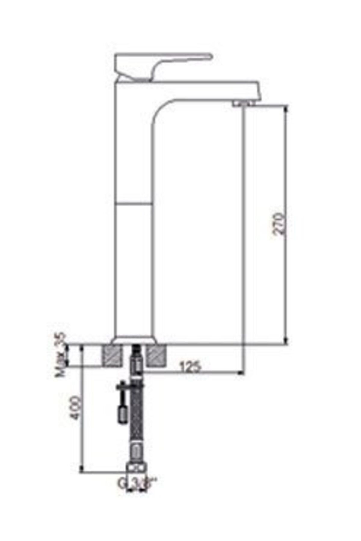 Aqua Çanak Tipi Lavabo Bataryası 941001