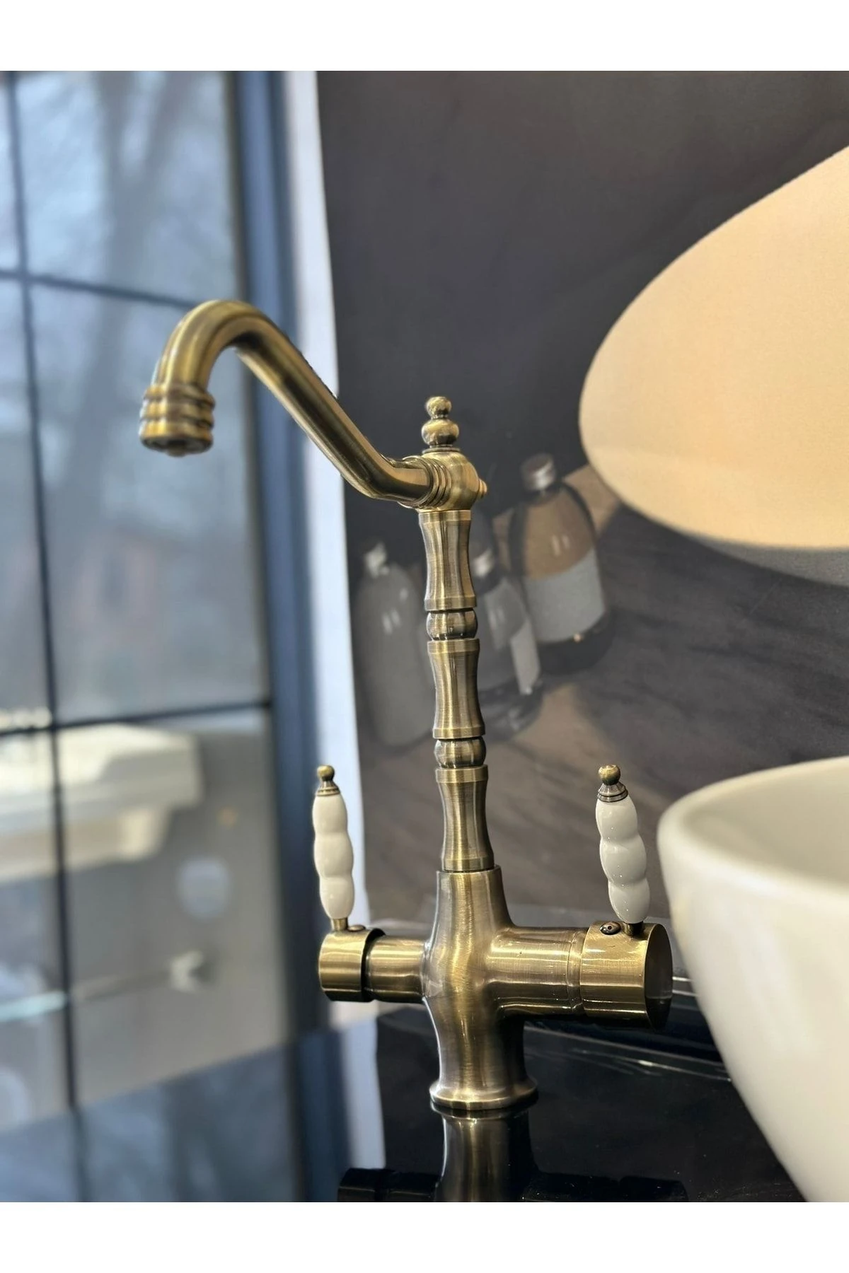 Rustik Antik Arıtmalı Evye Bataryası