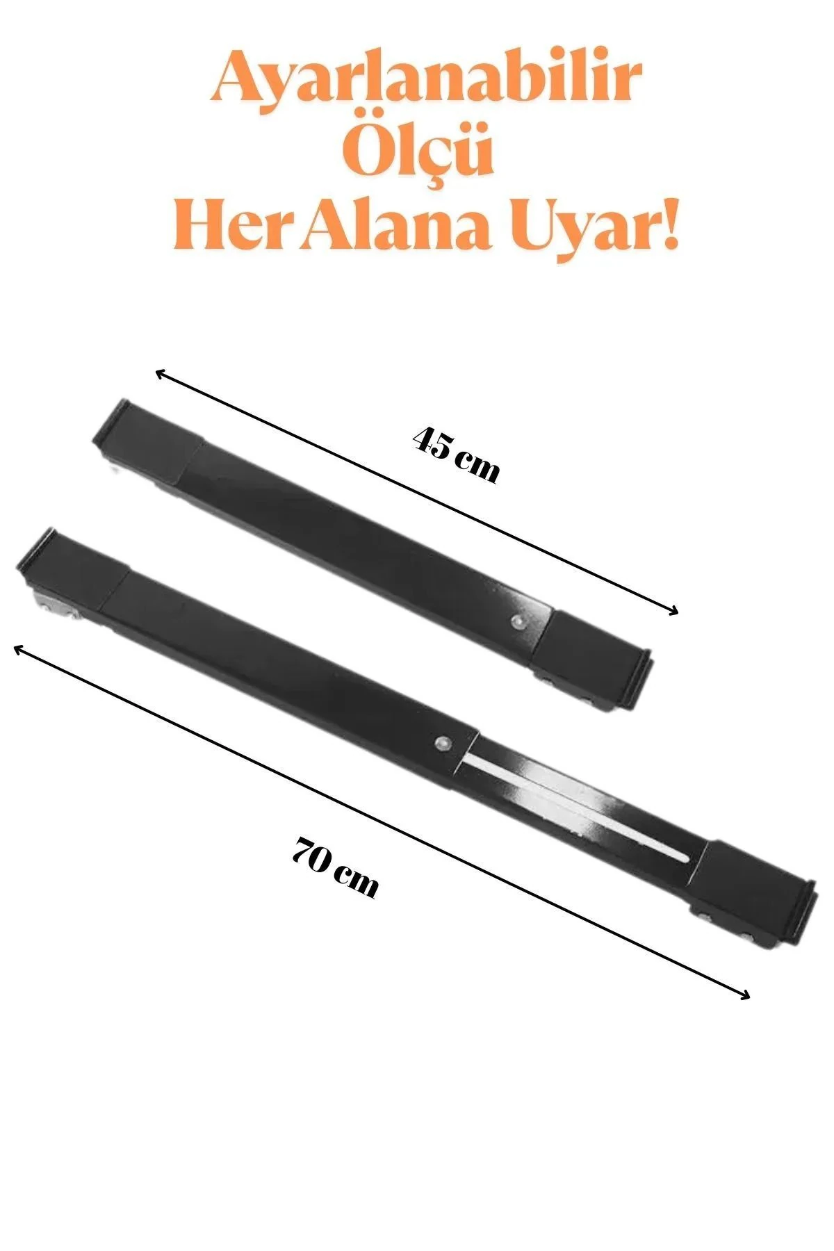 Teleskopik Tekerlekli Beyaz Eşya Altlığı | Ayarlanabilir Makine Taşıyıcı Stand