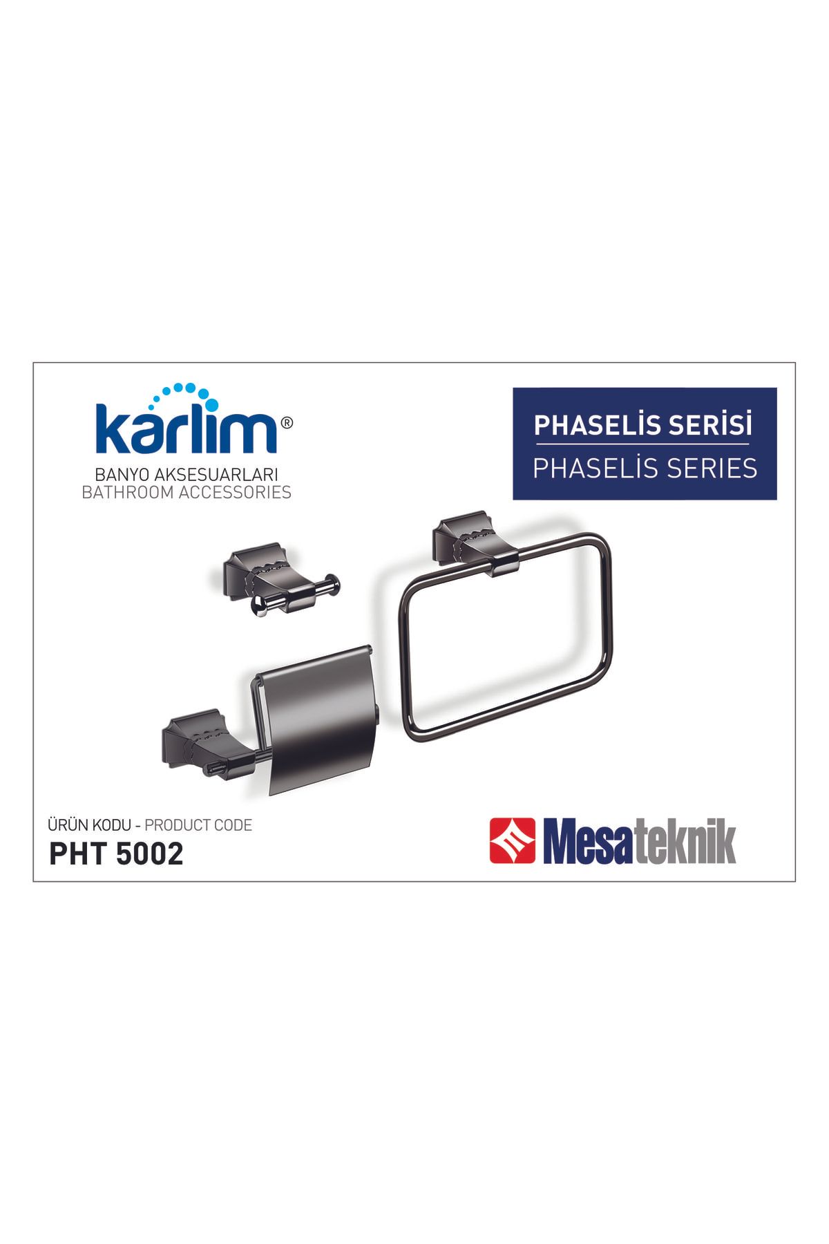 - Phaselis Serisi Kaplama 3'lü Set (KARE HAVLULUK, IKİLİ ASKILIK, KAPAKLI KAĞITLIK’12)