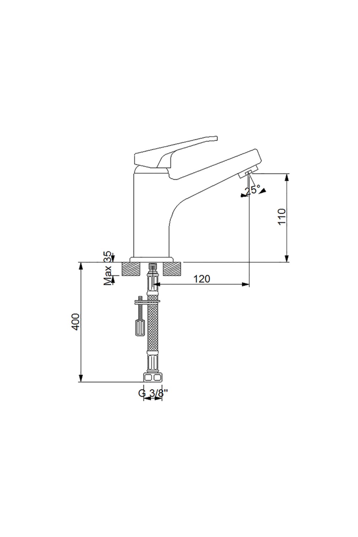 Newarc Smart Yüksek Lavabo Bataryası 142525