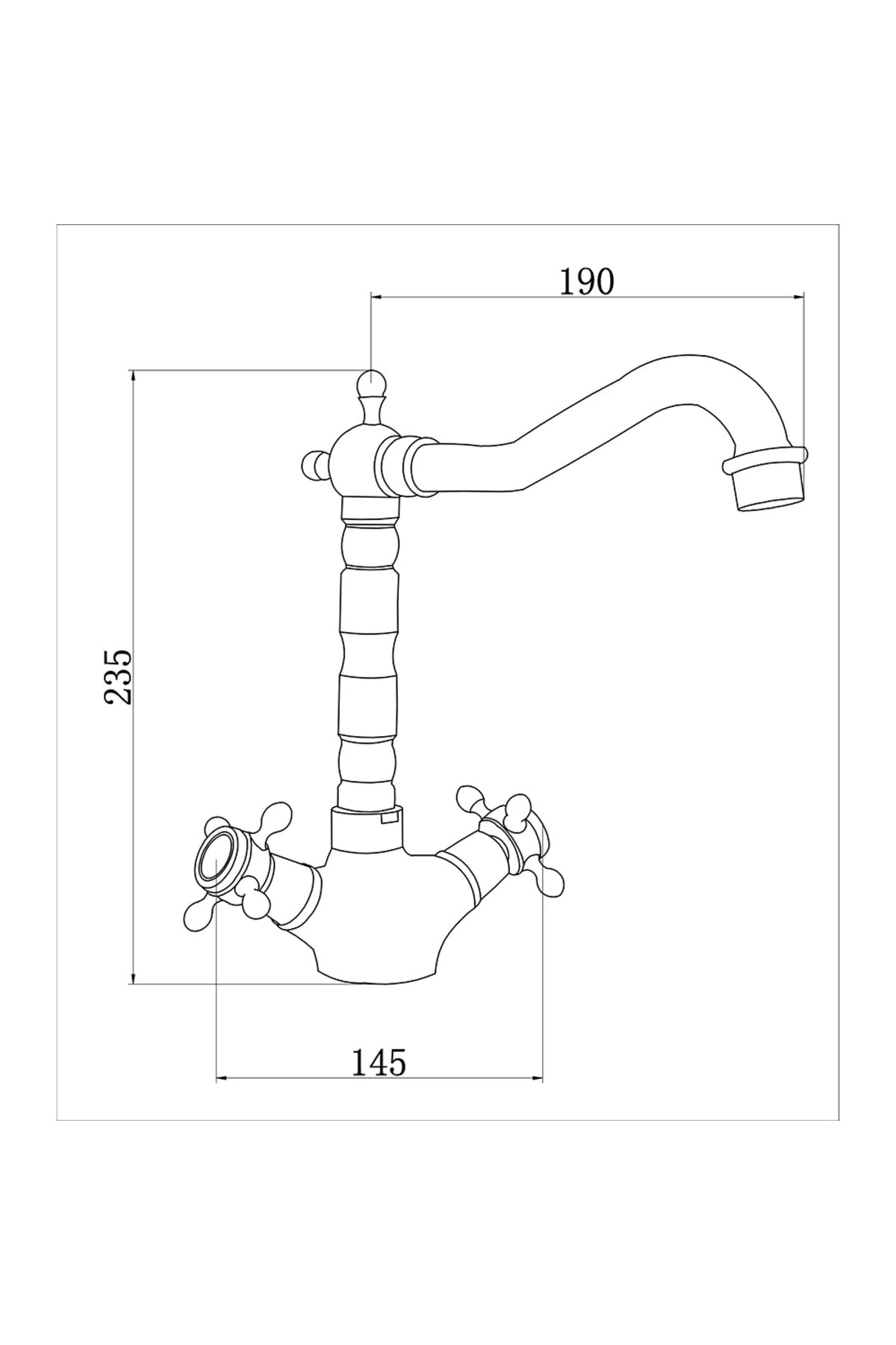 Fleko OUD Mat Altın Eviye Bataryası