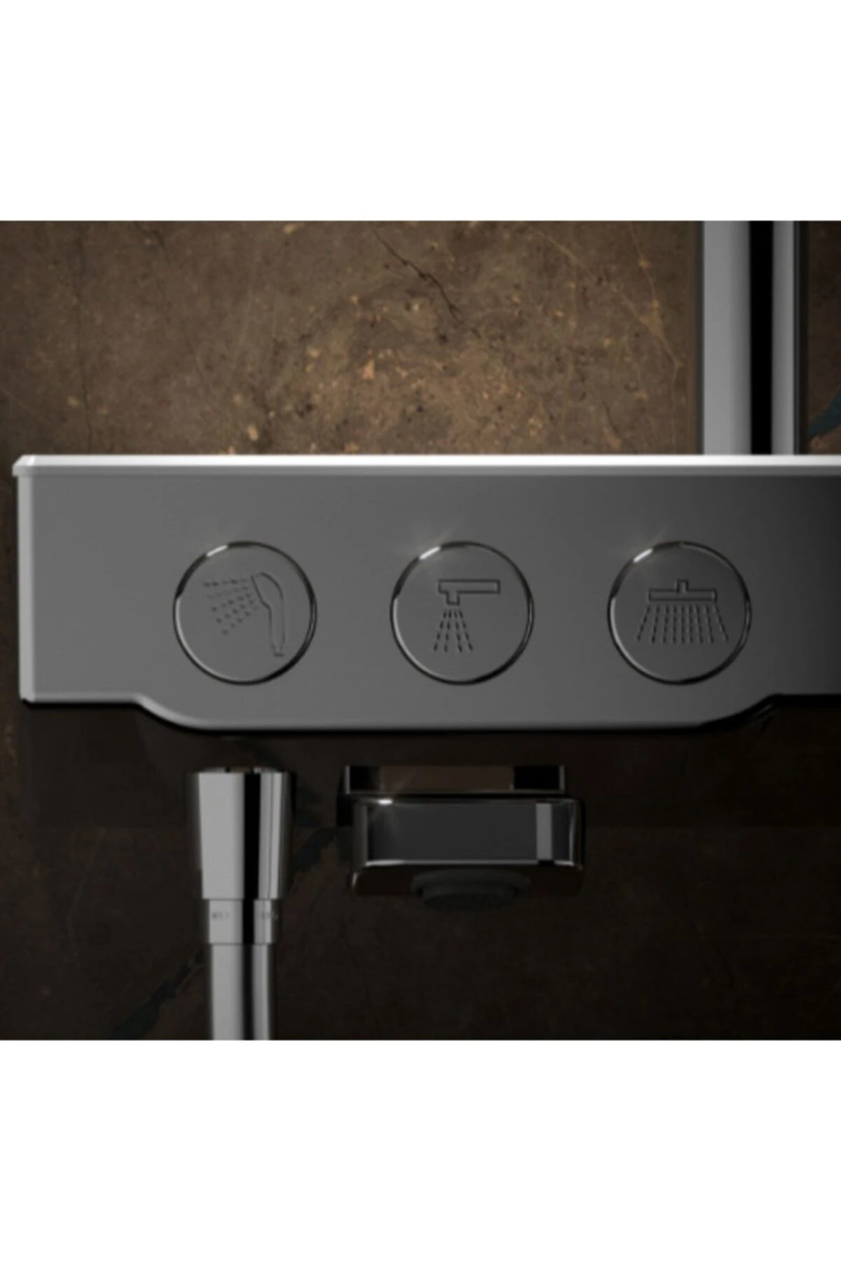 Niagara Siyah Camlı Üç Yönlü Duş Kolonu