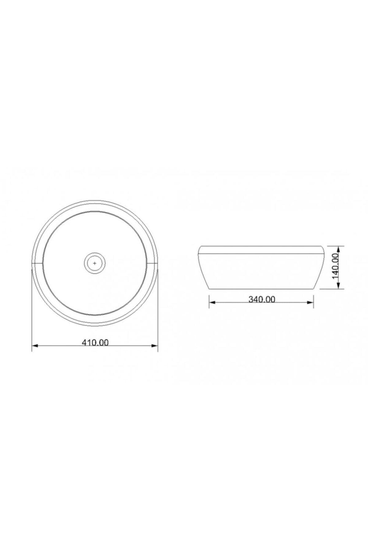 Desenli Çanak Lavabo 5062