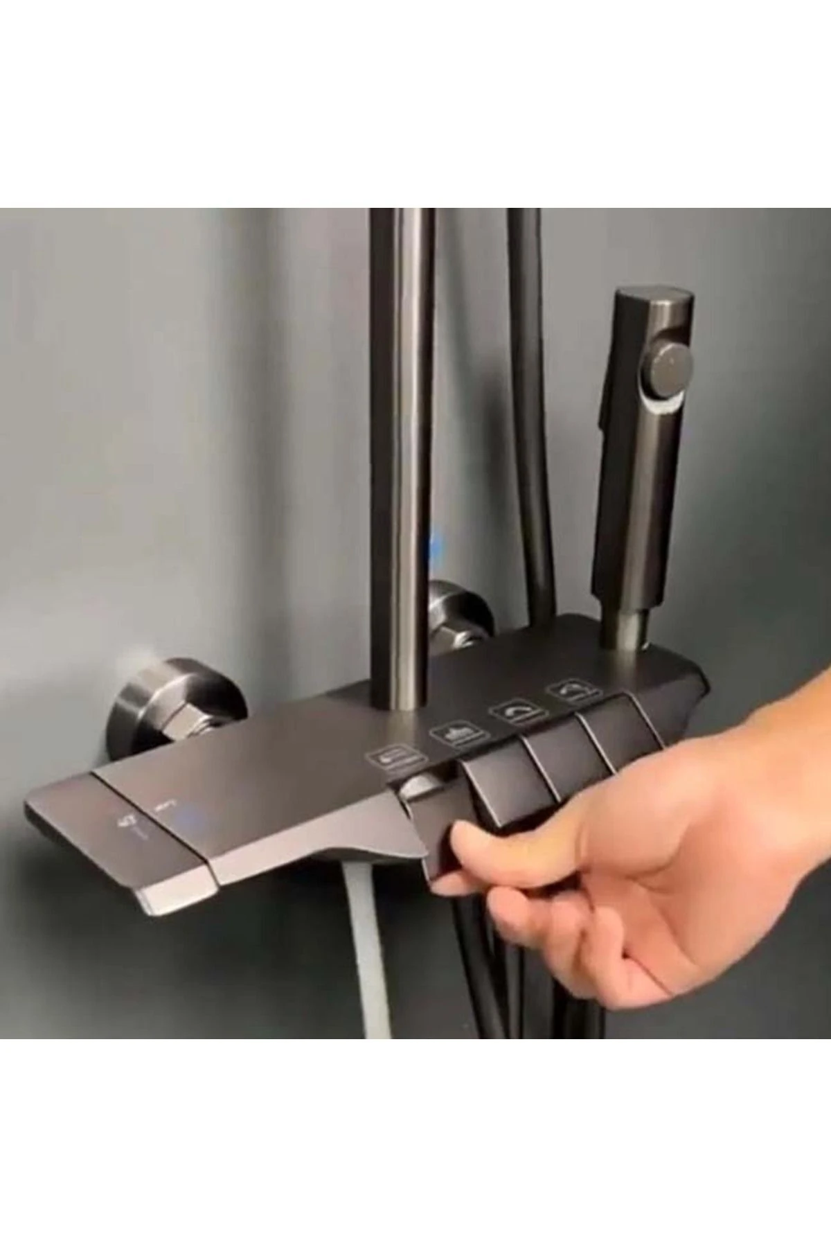 Piyano Robot Duş Seti Yağmur Tepe Banyo