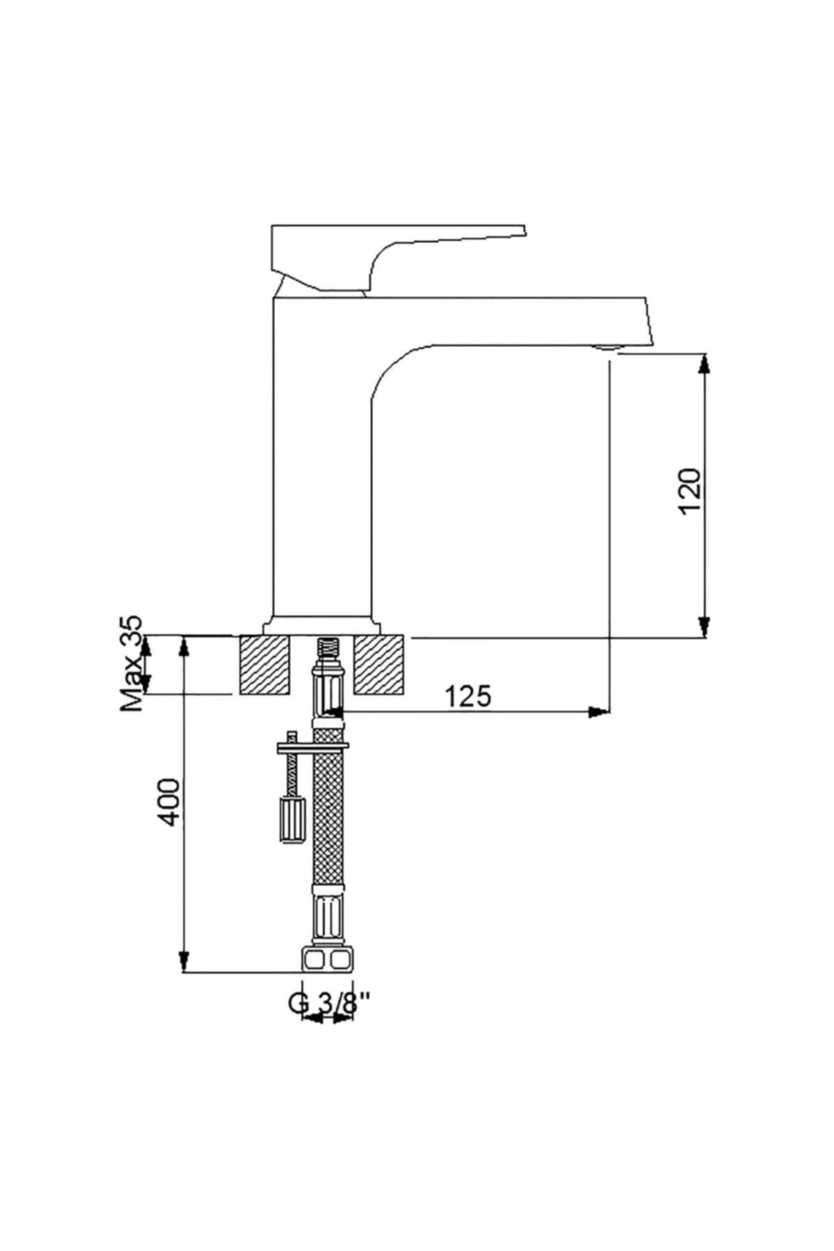 Aqua Lavabo Bataryası - Sıyah 941521b