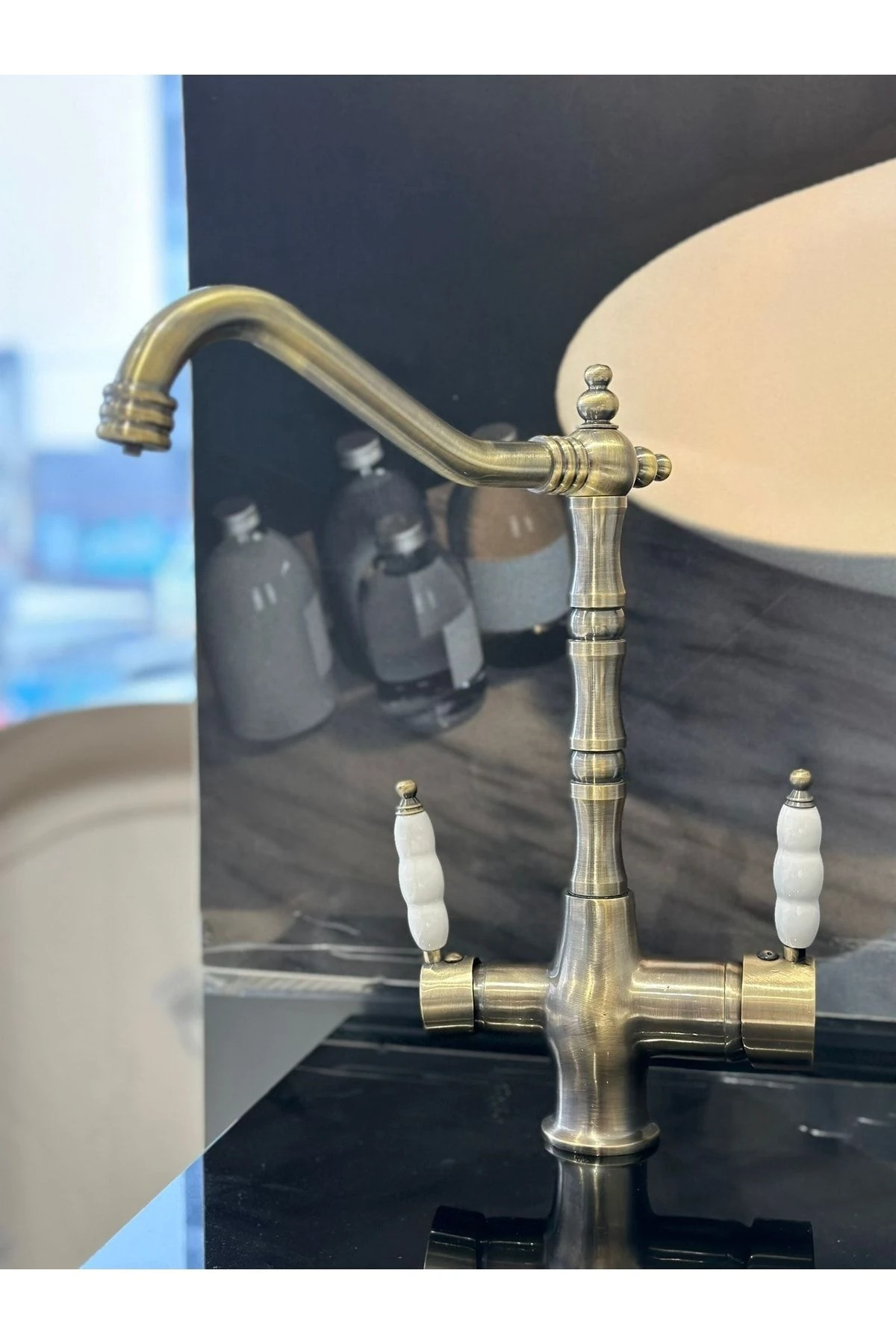 Rustik Antik Arıtmalı Evye Bataryası