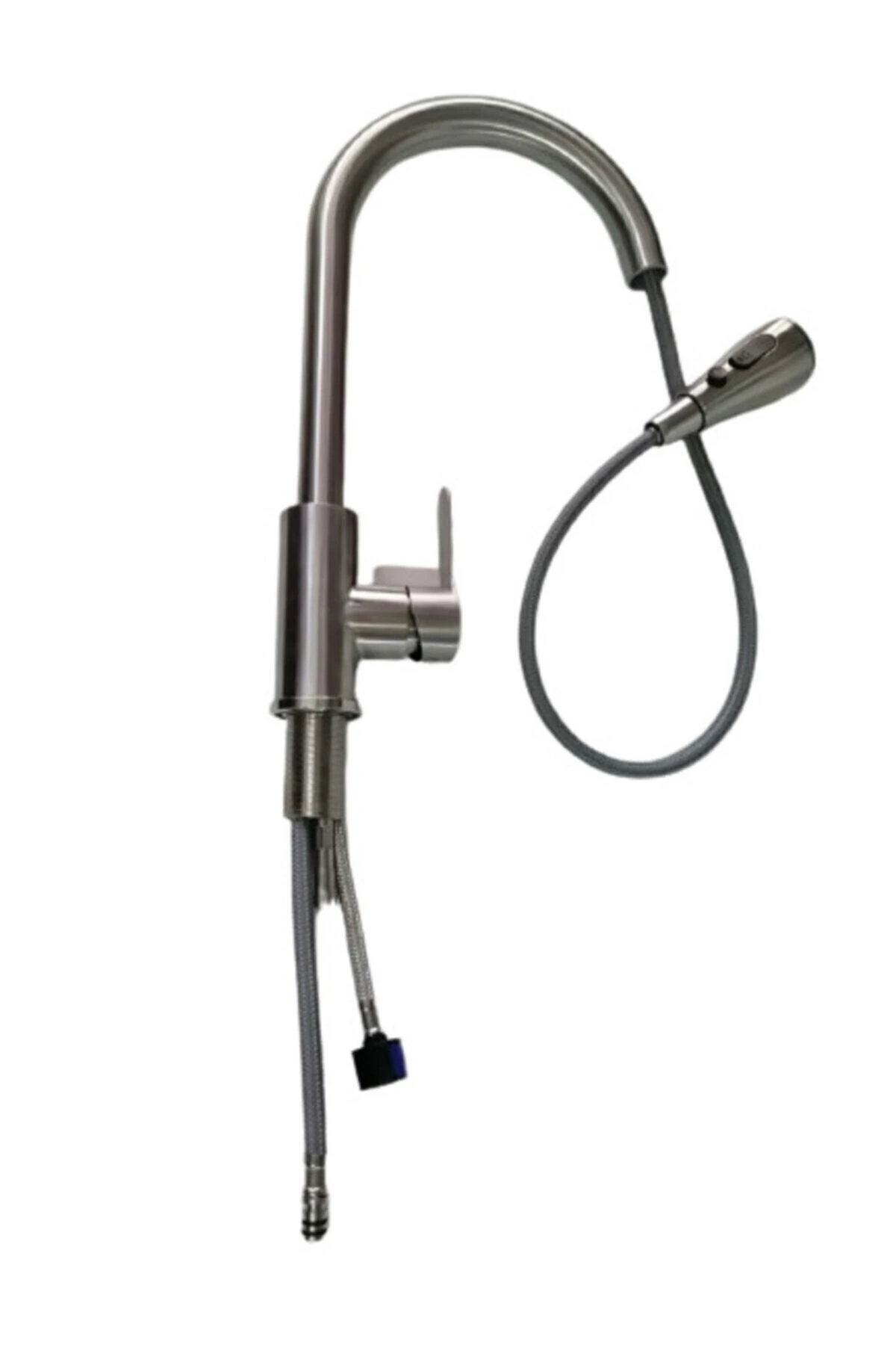 Inox Spiralli Mutfak Eviye Batarya