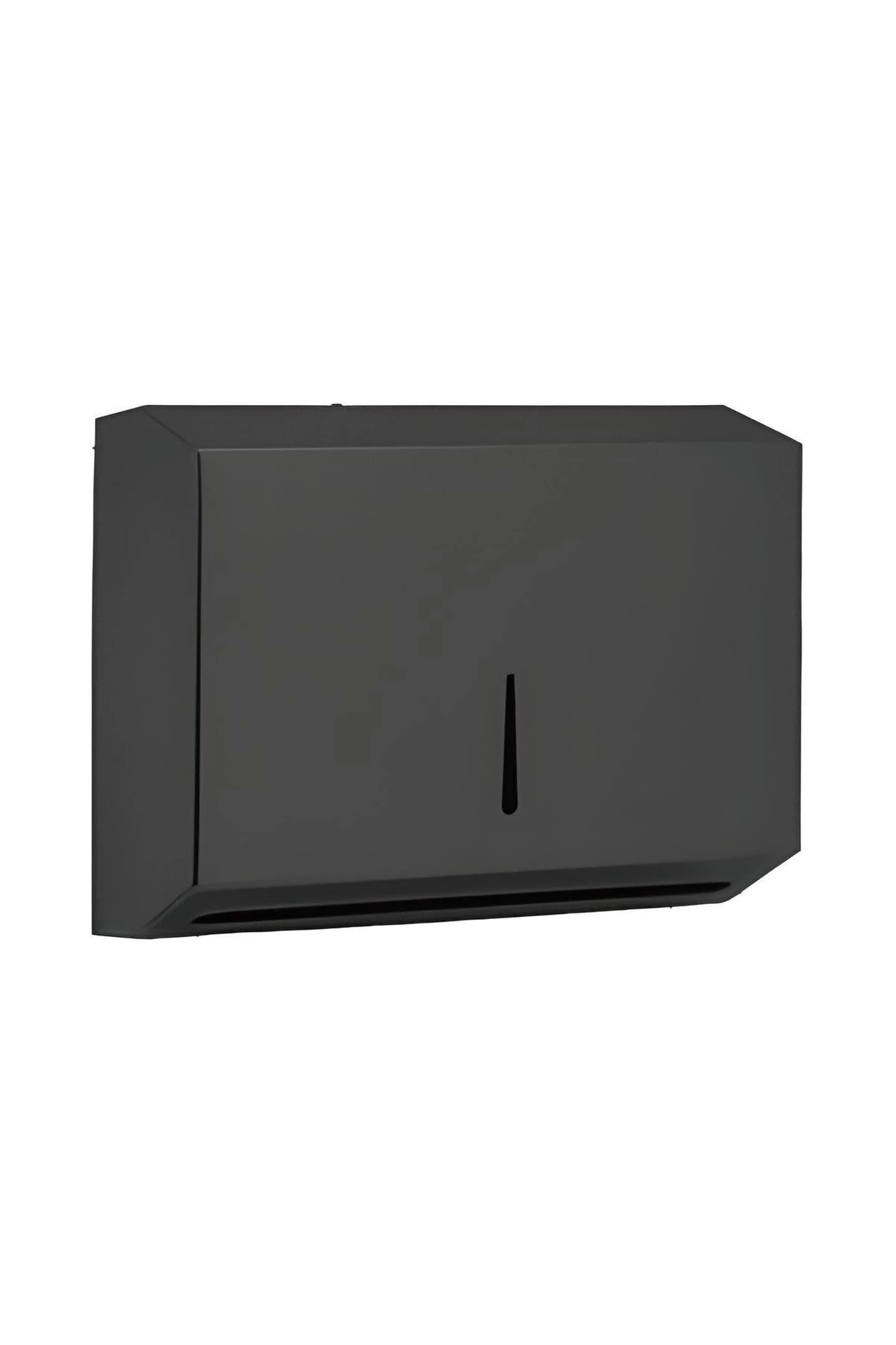 Z Katlama Kağıt Havluluk 200'lü Wc Kağıt Dispanseri Siyah Z Katlama 200 Peçetelik Duvara Monte