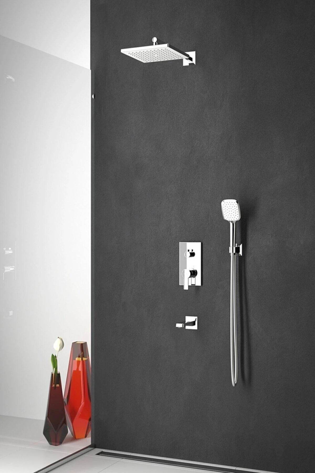 Simena Set, Ankastre Duş Takımı Set Halinde Tam Takım