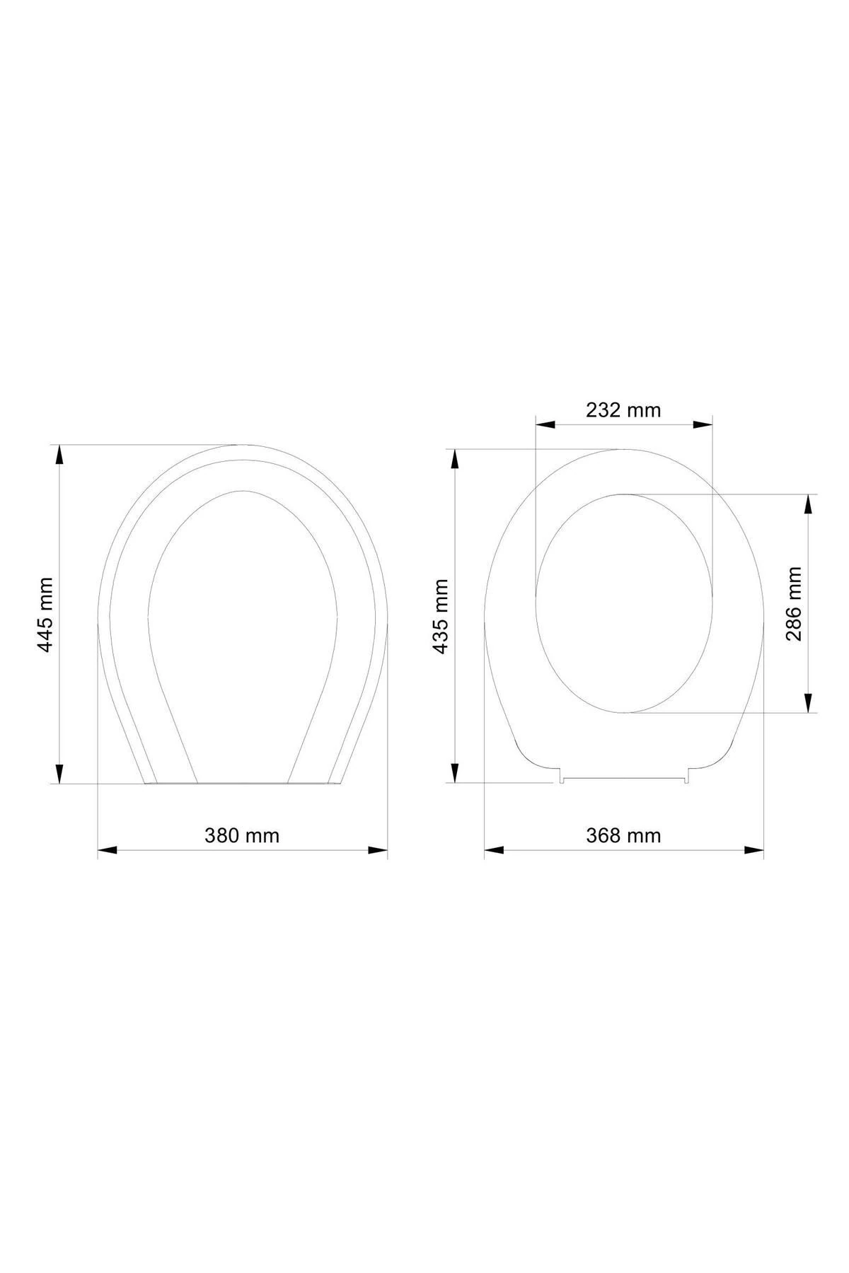 Iris Klozet Kapağı Alttan Sıkmalı 525-001