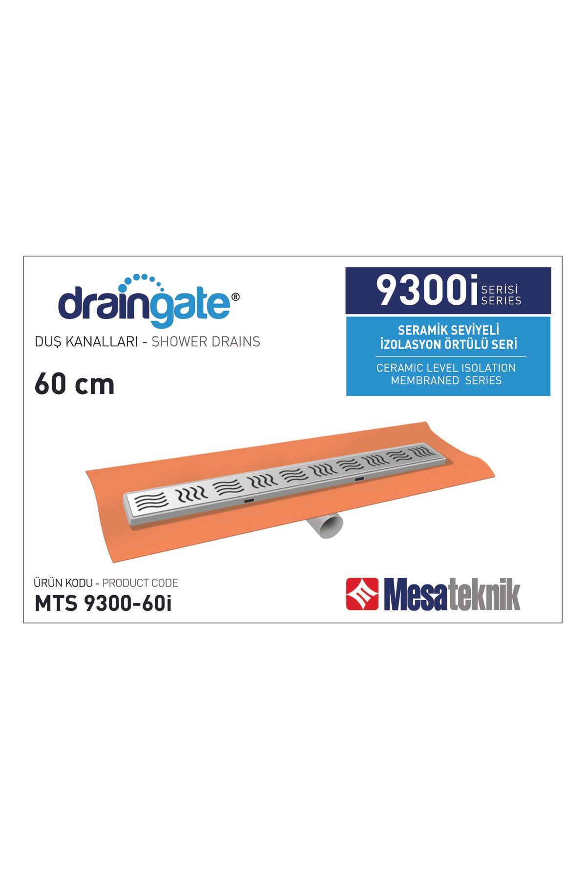 Draingate® Seramik Seviyeli Izolasyon Örtülü Serisi Mts 9300 60i