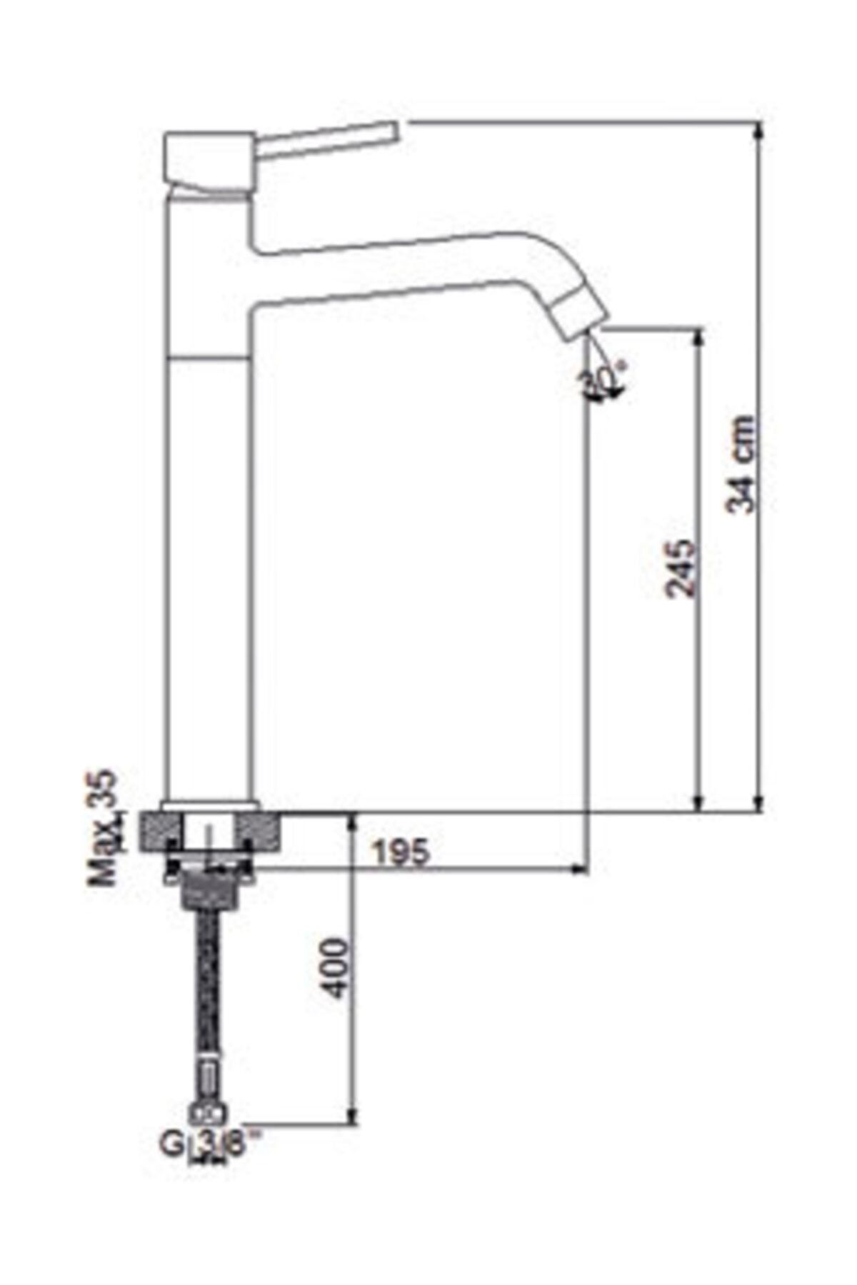 Mınlıne Çanak Tipi Lavabo Bataryası
