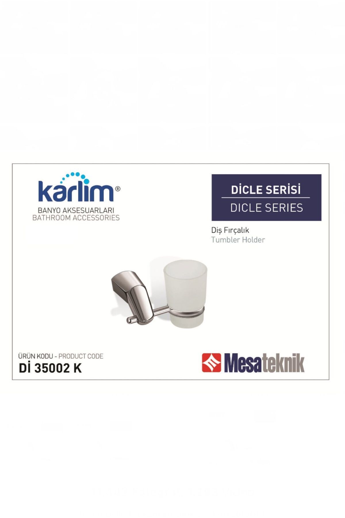 Karlim Dicle Serisi Diş Fırçalık