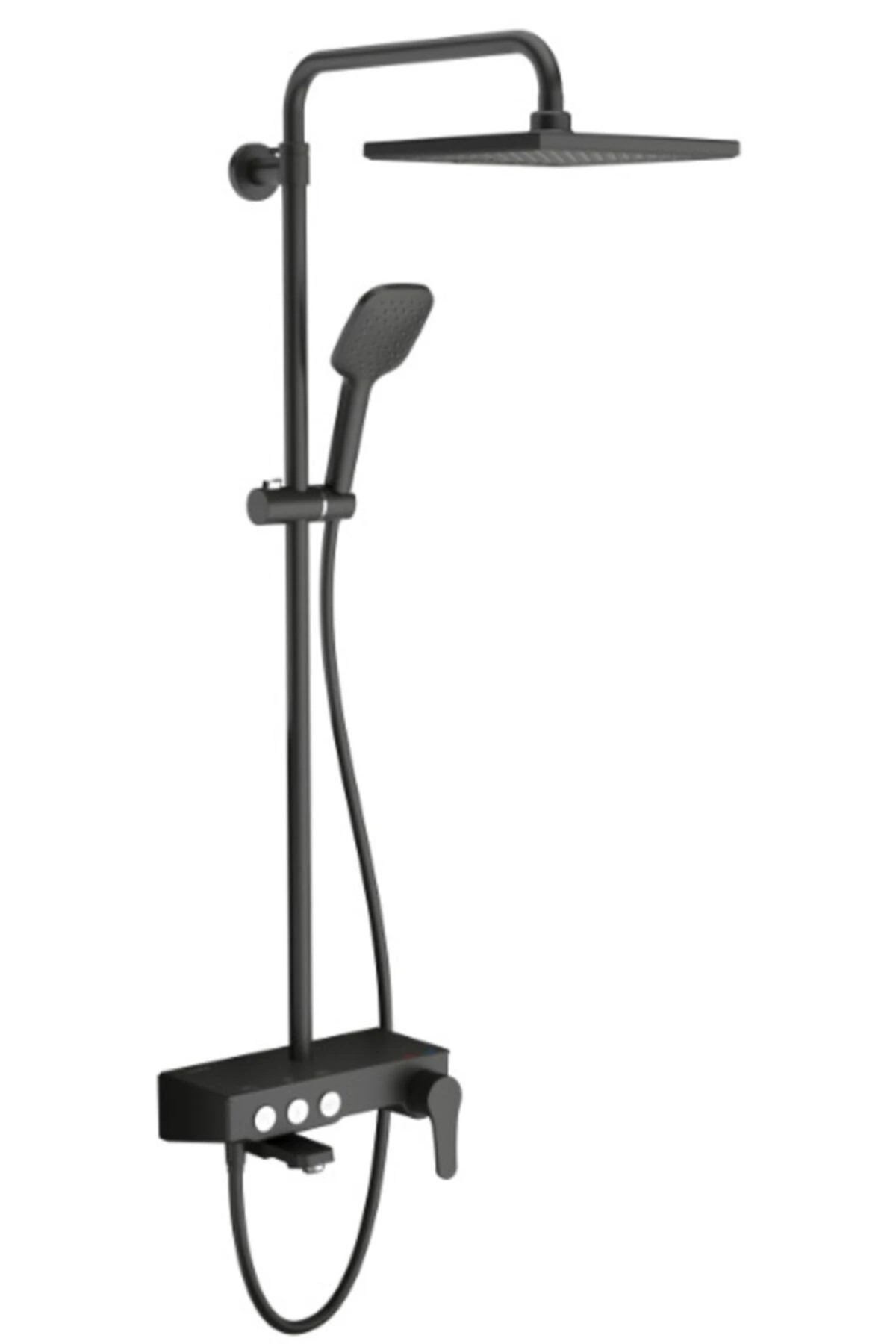 Niagara Siyah Camlı Üç Yönlü Duş Kolonu