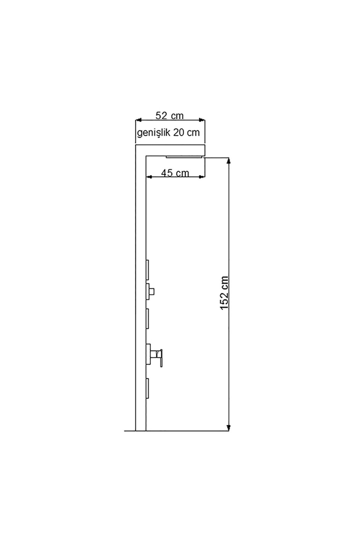 Dus Panellerı Idea Dus Panelı - Sıyah 440492