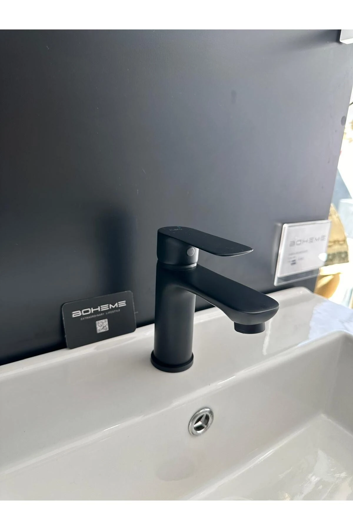 Fleko Lavabo Bataryası SİYAH Renk Pirinç Döküm