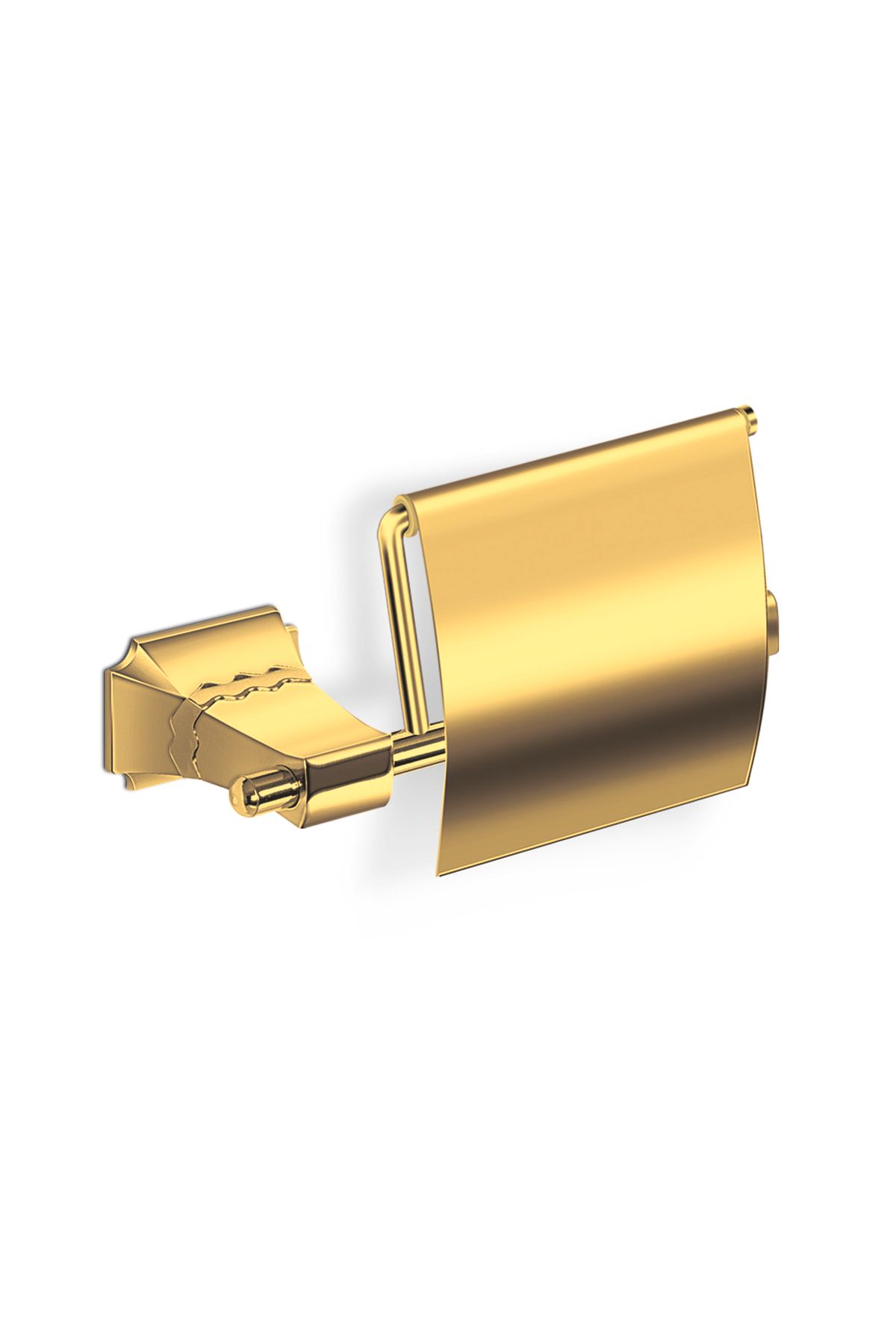 ® Phg 36008-k Phaselis Serisi Kapaklı Tuvalet Kağıtlık Gold Kaplama