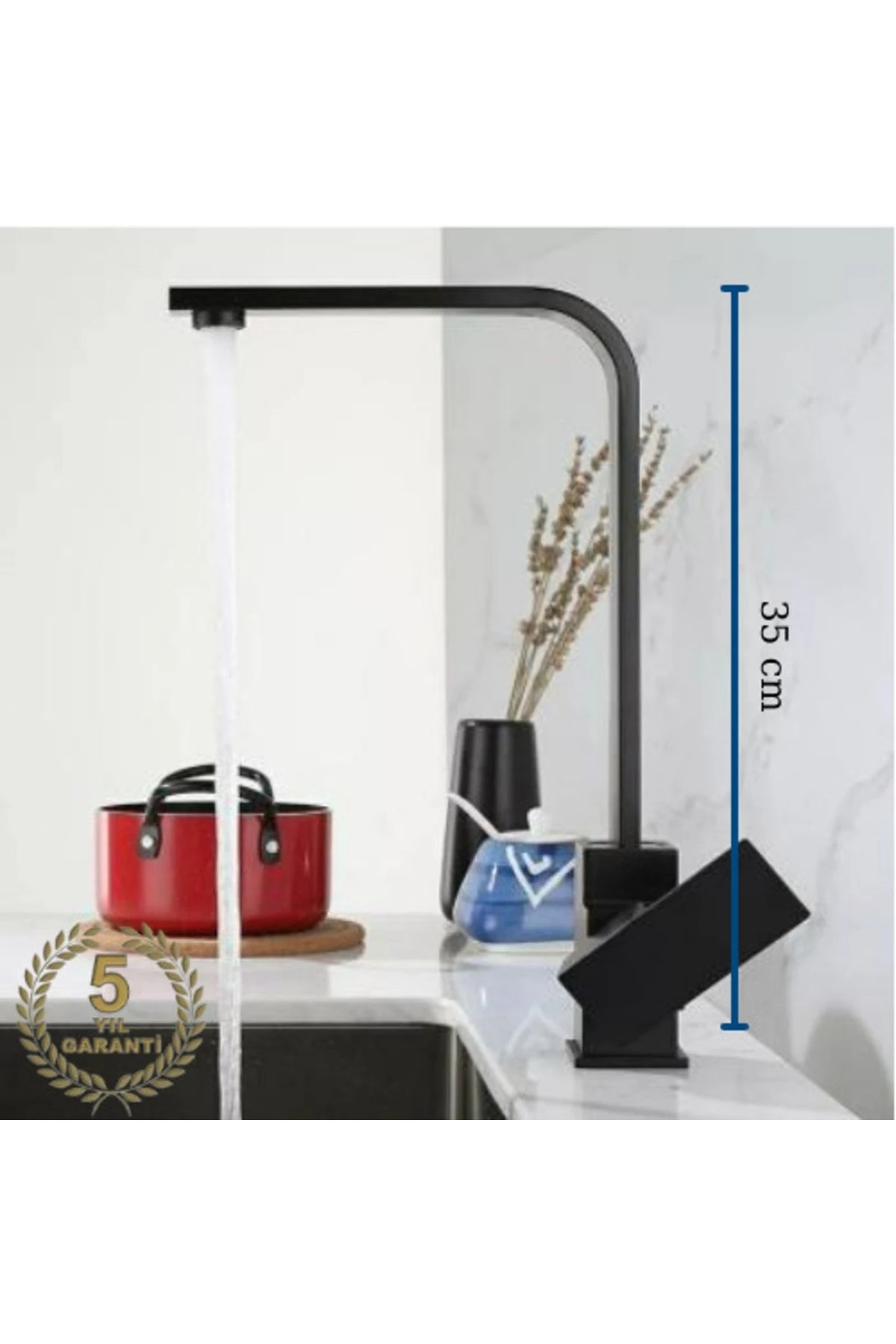 Siyah Mutfak Eviye Bataryası