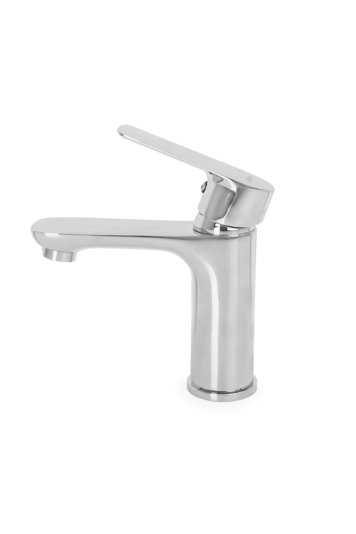 Fleko Krom Gümüş Düz Lavabo (SICAK SOĞUK GİRİŞLİ, PİRİNÇ MALZEME) 5yıl Garantili