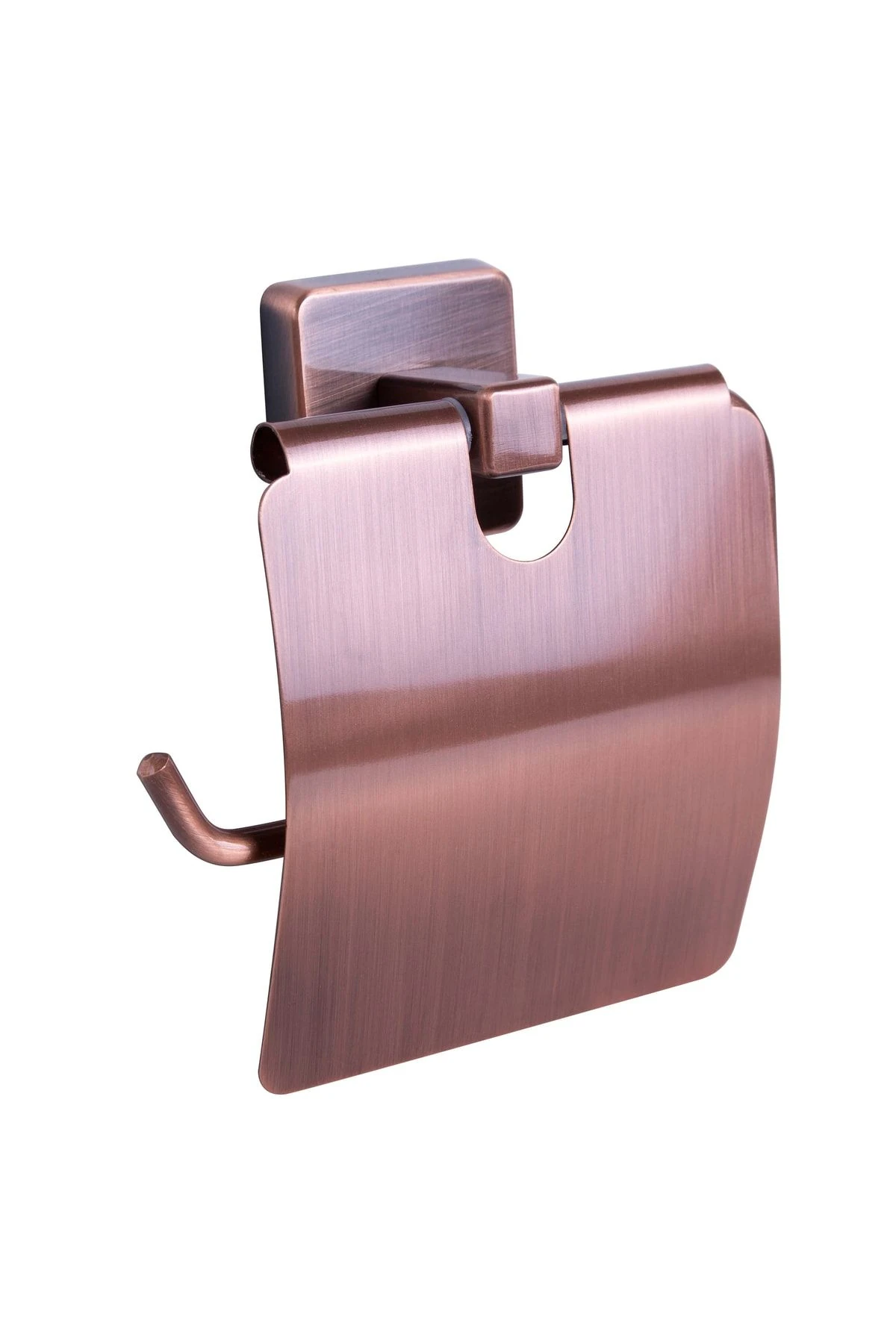 ® Ml.ab 37088-k Milet Serisi Kapaklı Tuvalet Kağıtlık 12 cm Antik Bakır Kaplama