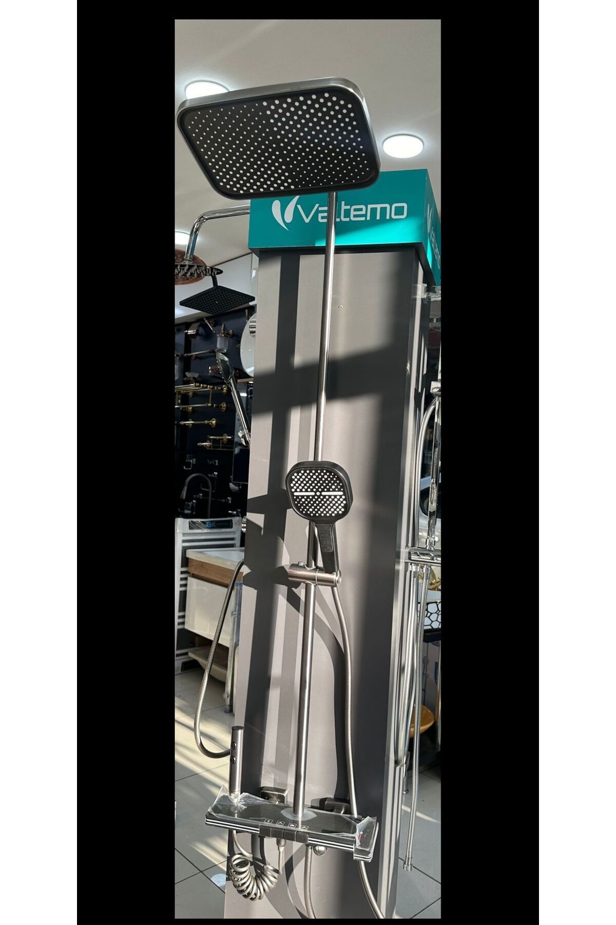 Fleko Light Antrasit Duş Sistemi